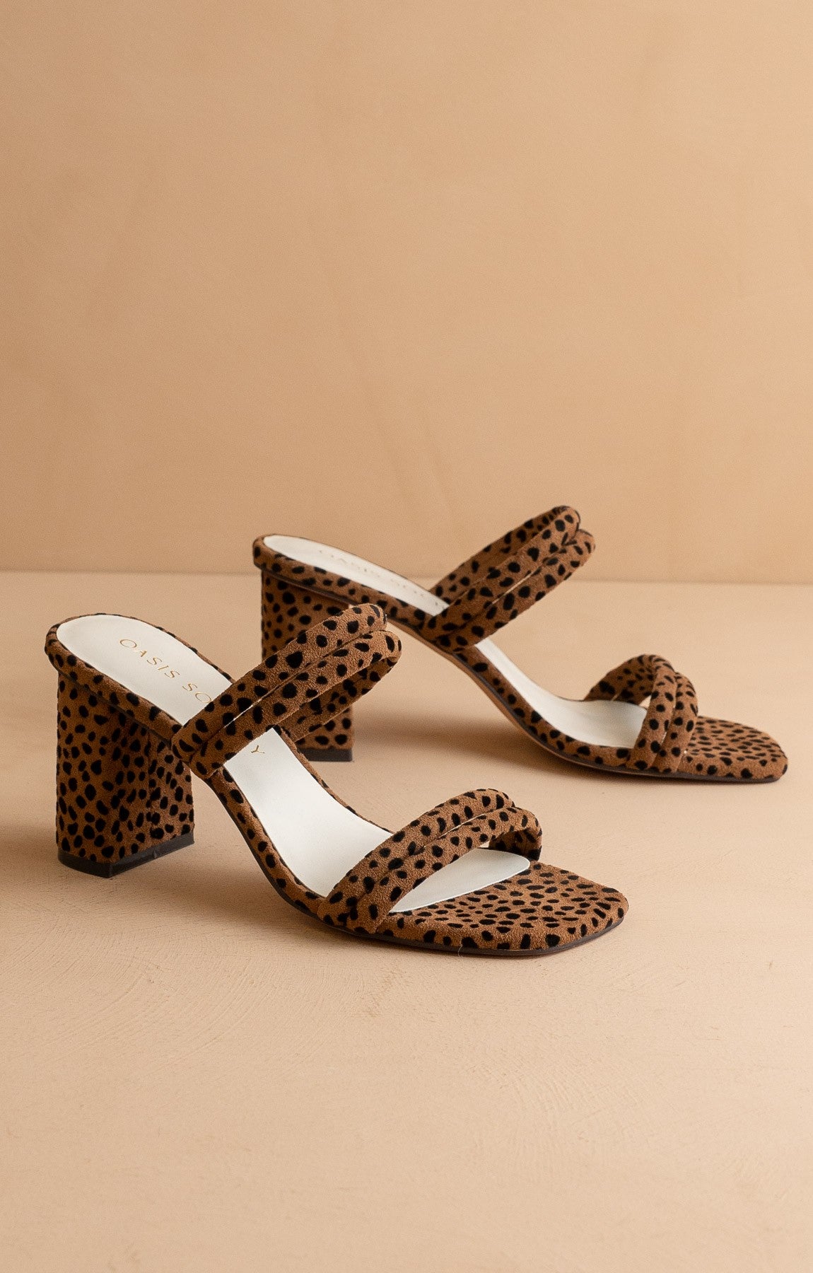 Angela Strappy Dotted Heel - Coremarkets