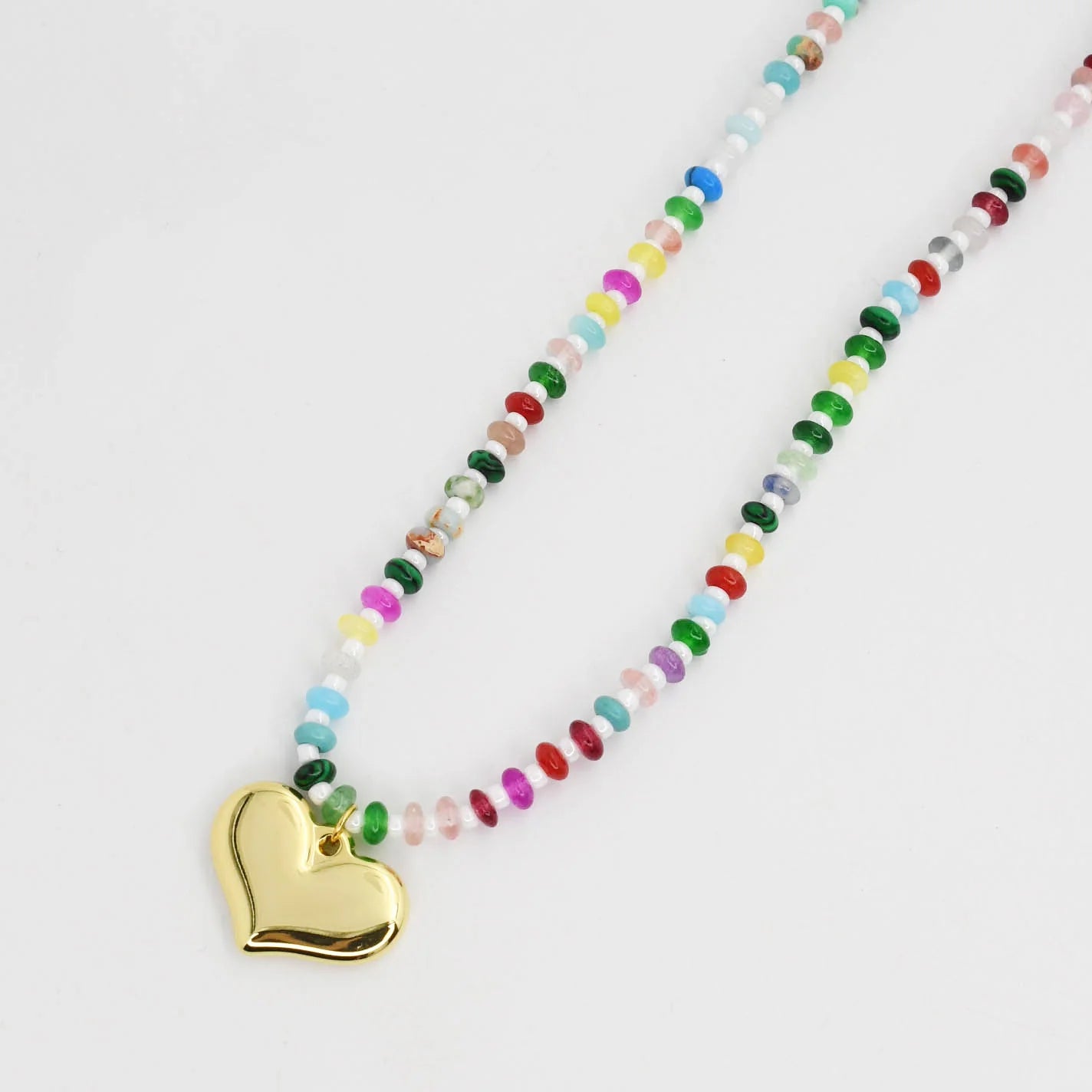 TREASURE JEWELS Colorful Gemstone with Heart - Coremarkets