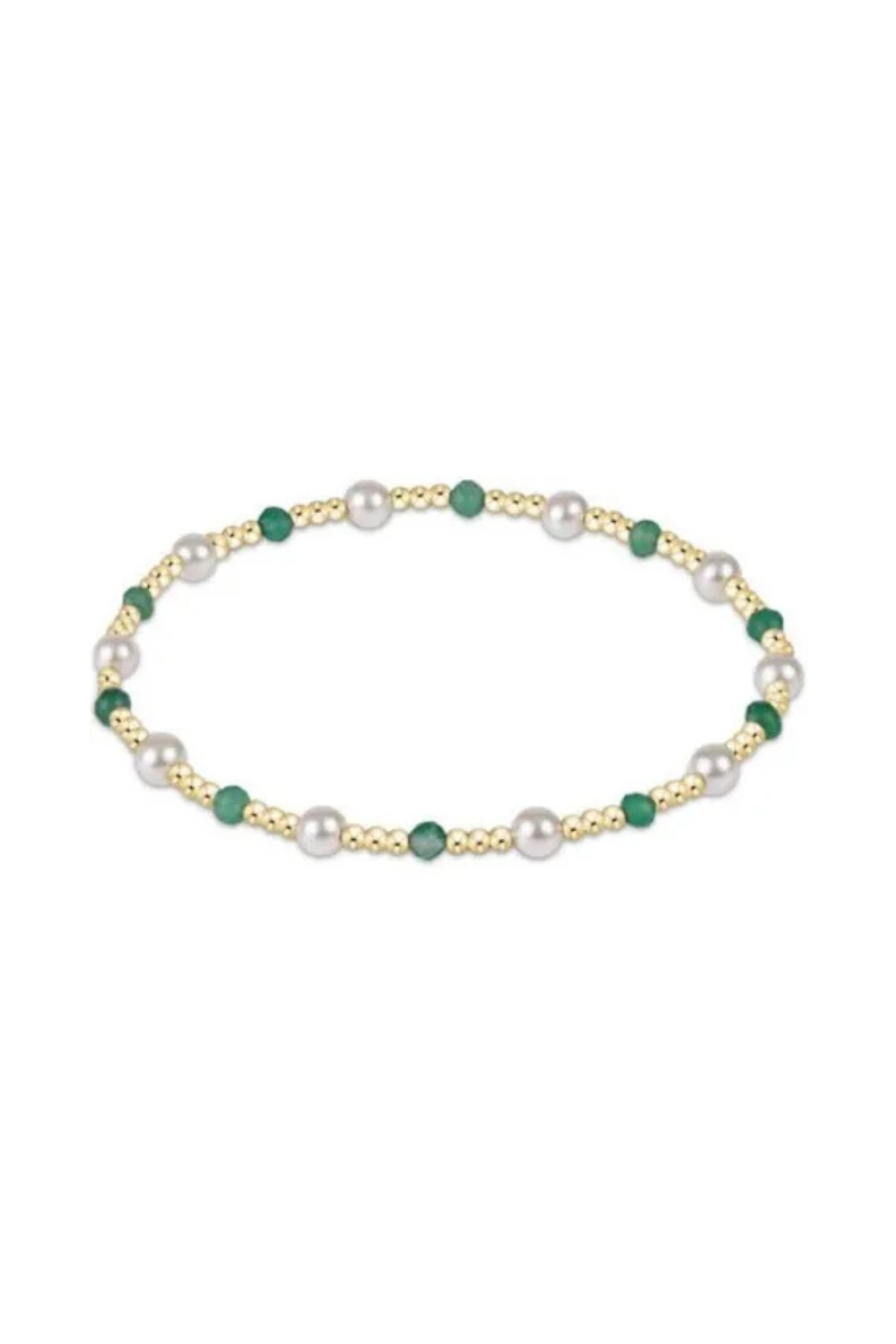 Enewton Green Onyx 4mm Pearl Sincerity Bracelet - Coremarkets