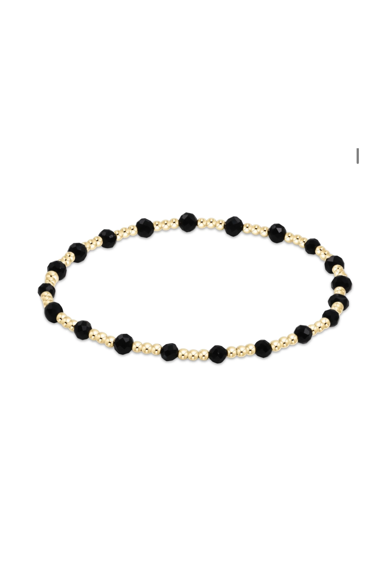 Enewton Faceted Onyx Gemstone 3mm Gold Sincerity - Coremarkets