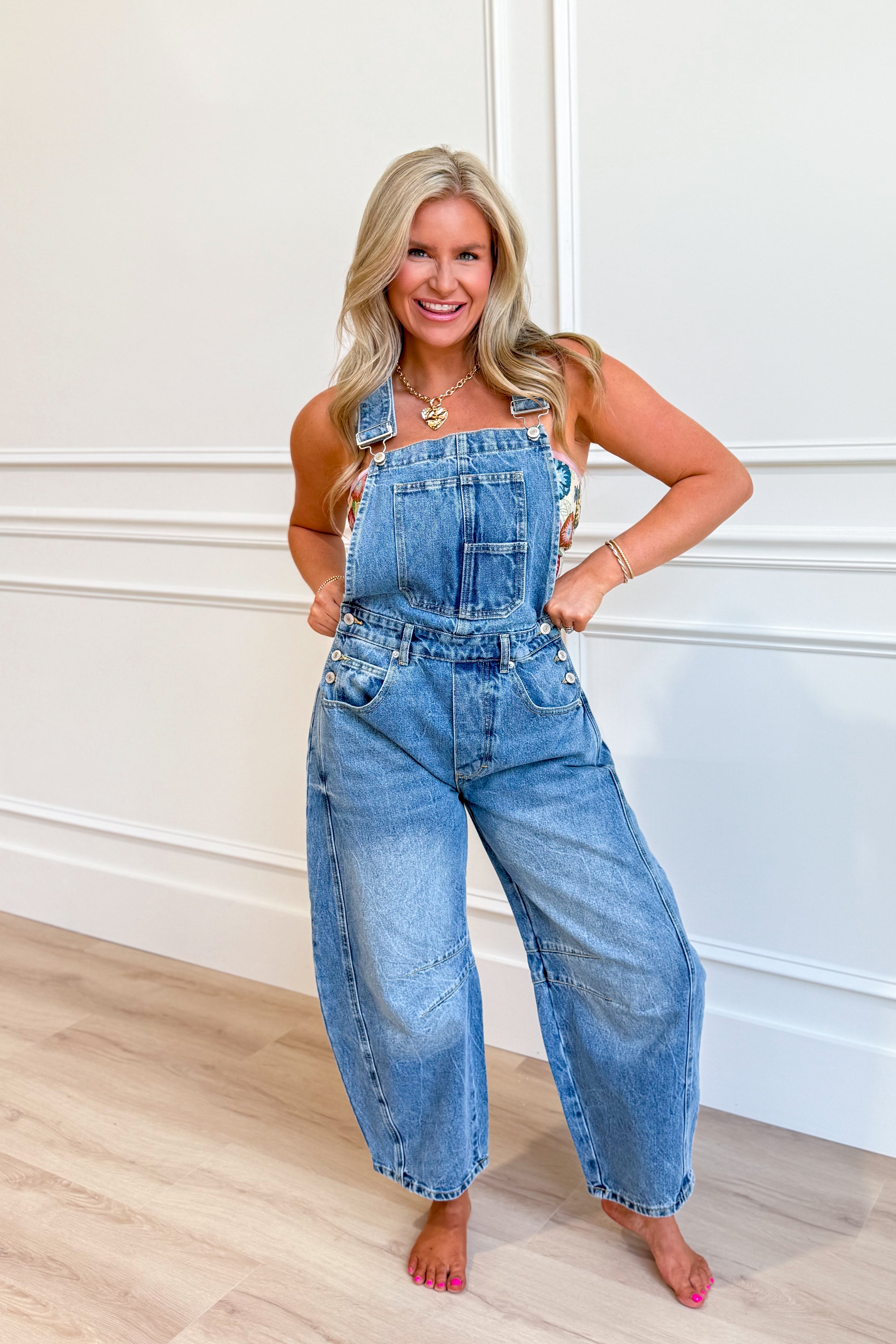 Georgie Denim Overalls - Coremarkets
