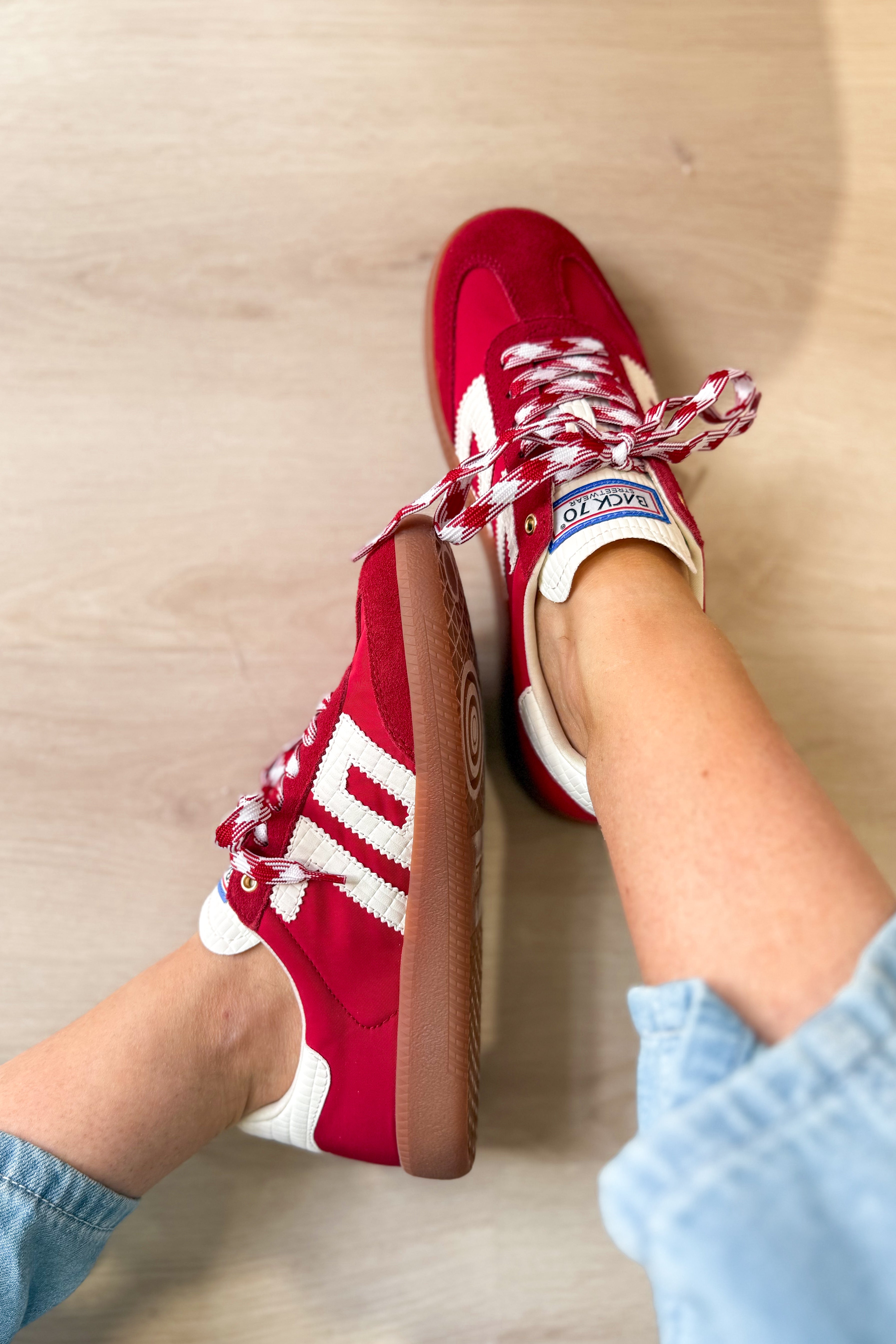 BACK70 Ghost Sneakers in Red Milk - Coremarkets