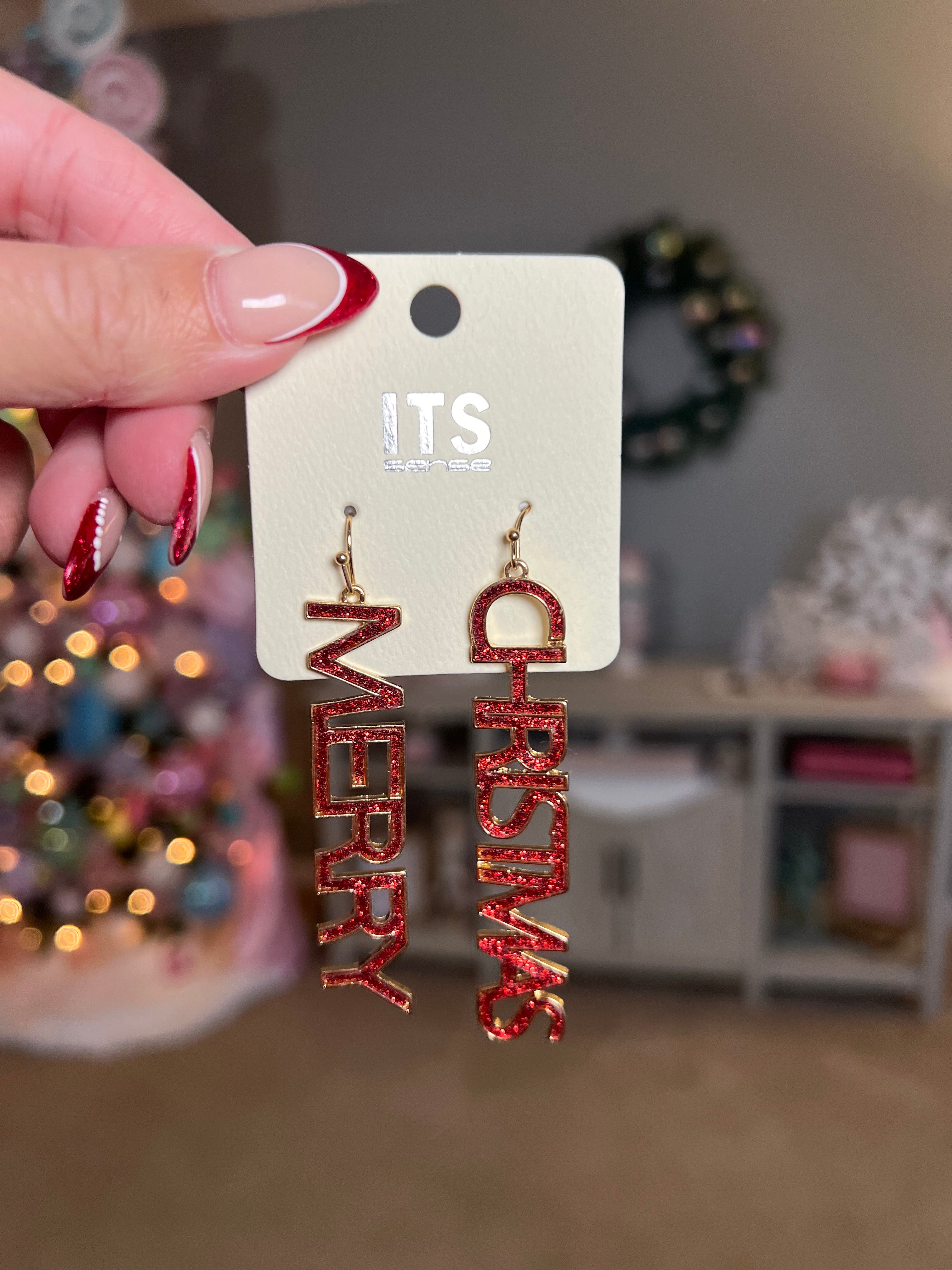 Merry Christmas Earrings - Coremarkets