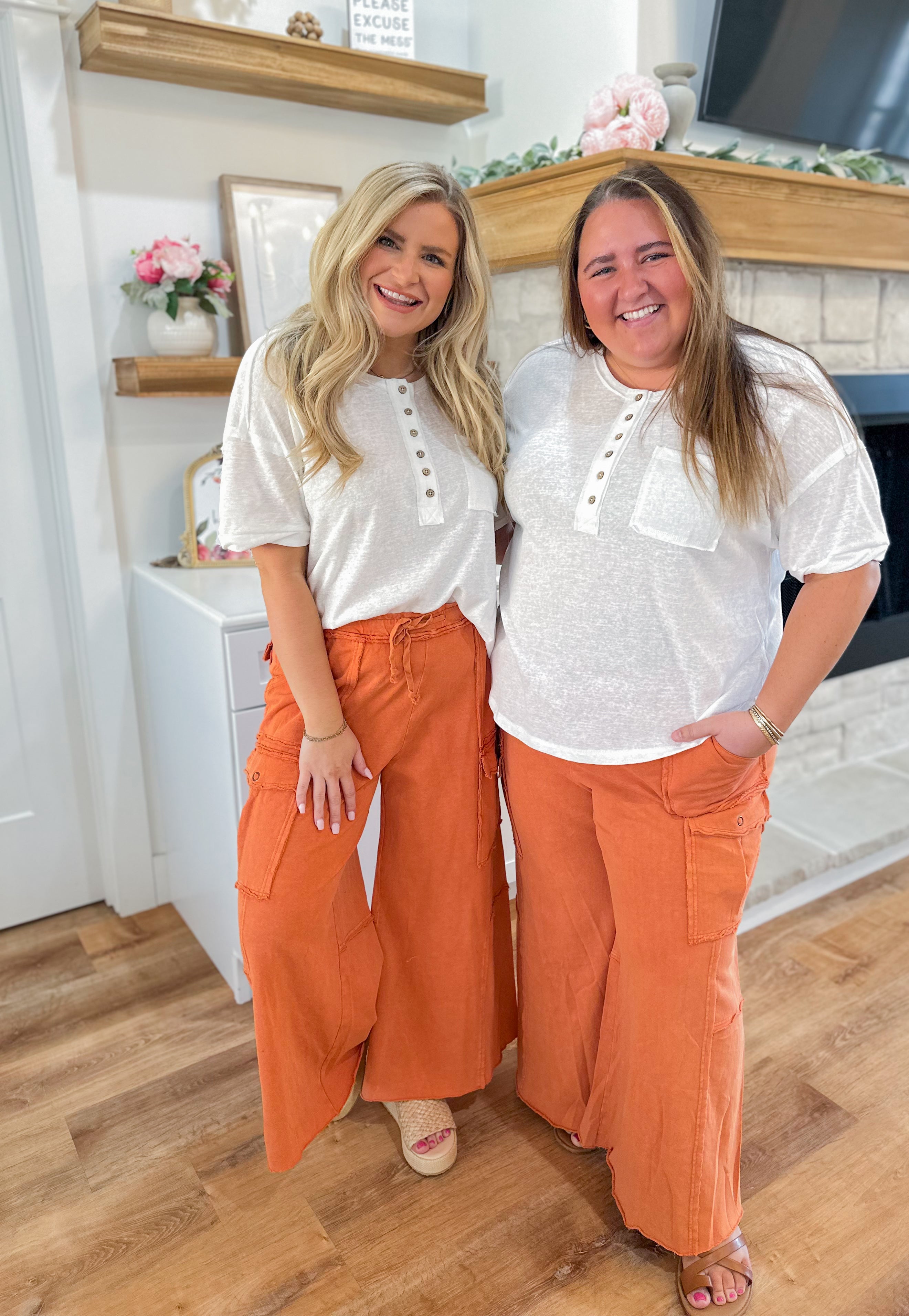 Mateo Mineral Washed Wide Leg Cargo Pants - Coremarkets