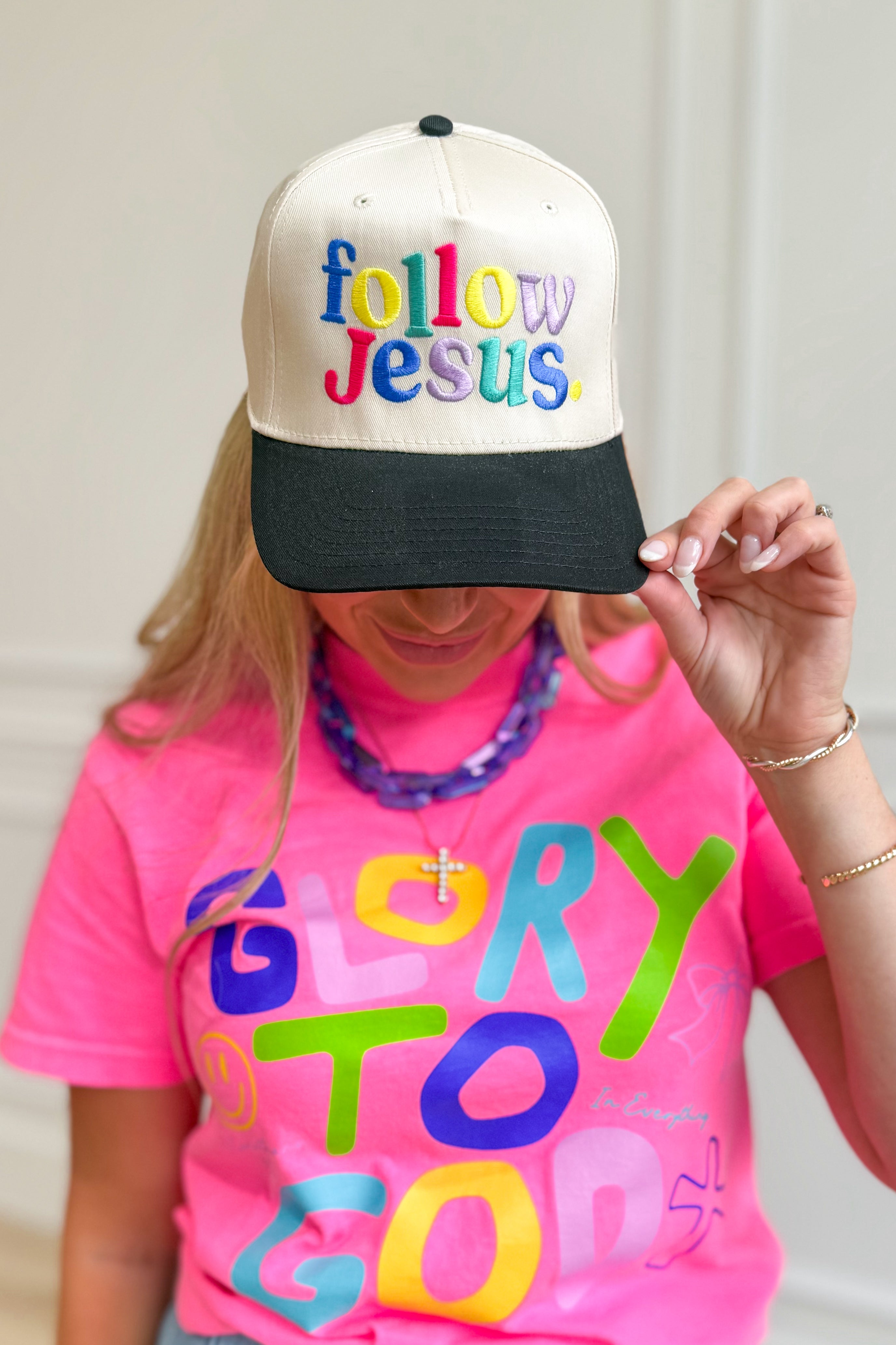 Follow Jesus Trucker Hat - Coremarkets