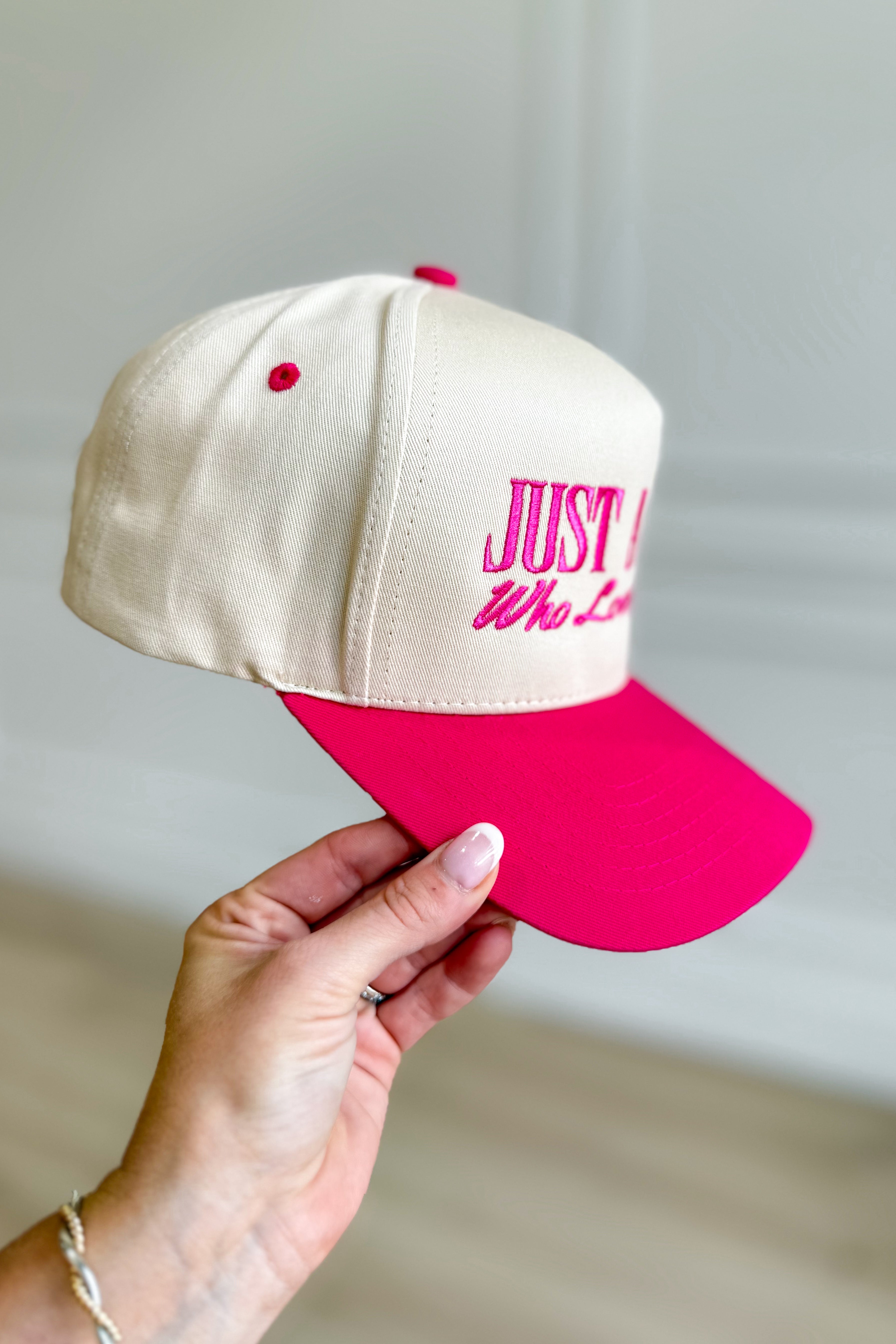 Just a Girl Who Loves Jesus Trucker Hat - Coremarkets