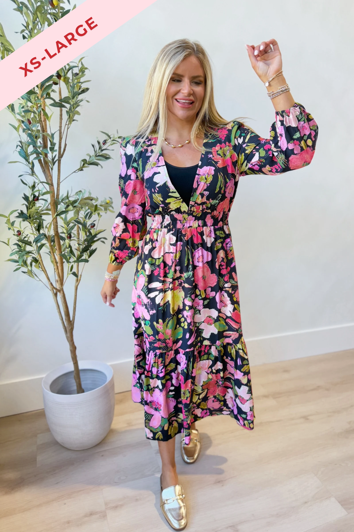 Nikki Floral Garden Maxi Dress - Coremarkets