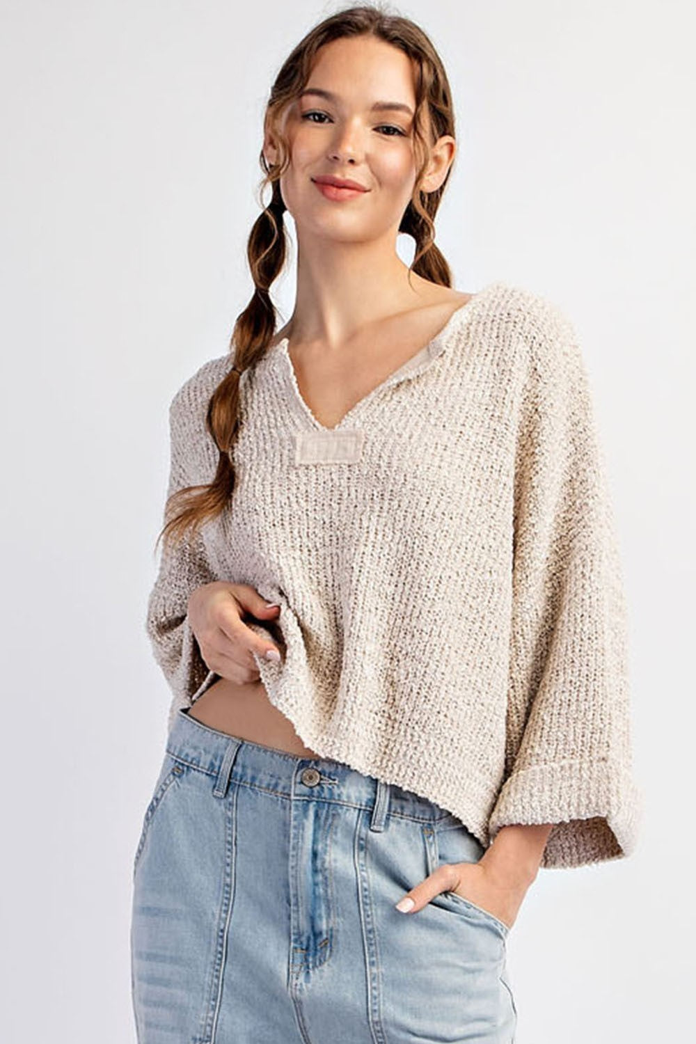 Becca Light Weight Knit Sweater Top - Coremarkets