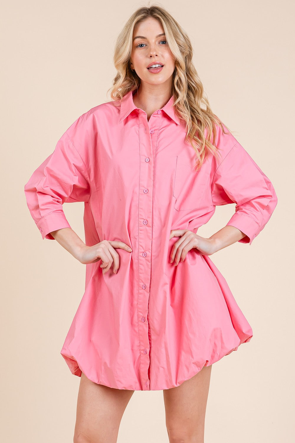 Amanda Bubble Skirt Oversized Dress **waiting on plus - Coremarkets