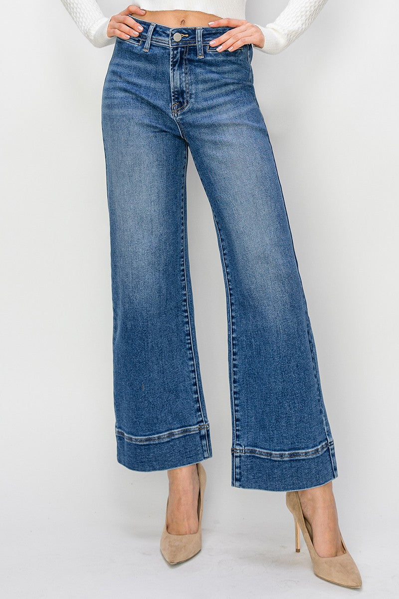 Risen Bruce High Rise Wide Leg Jean - Coremarkets