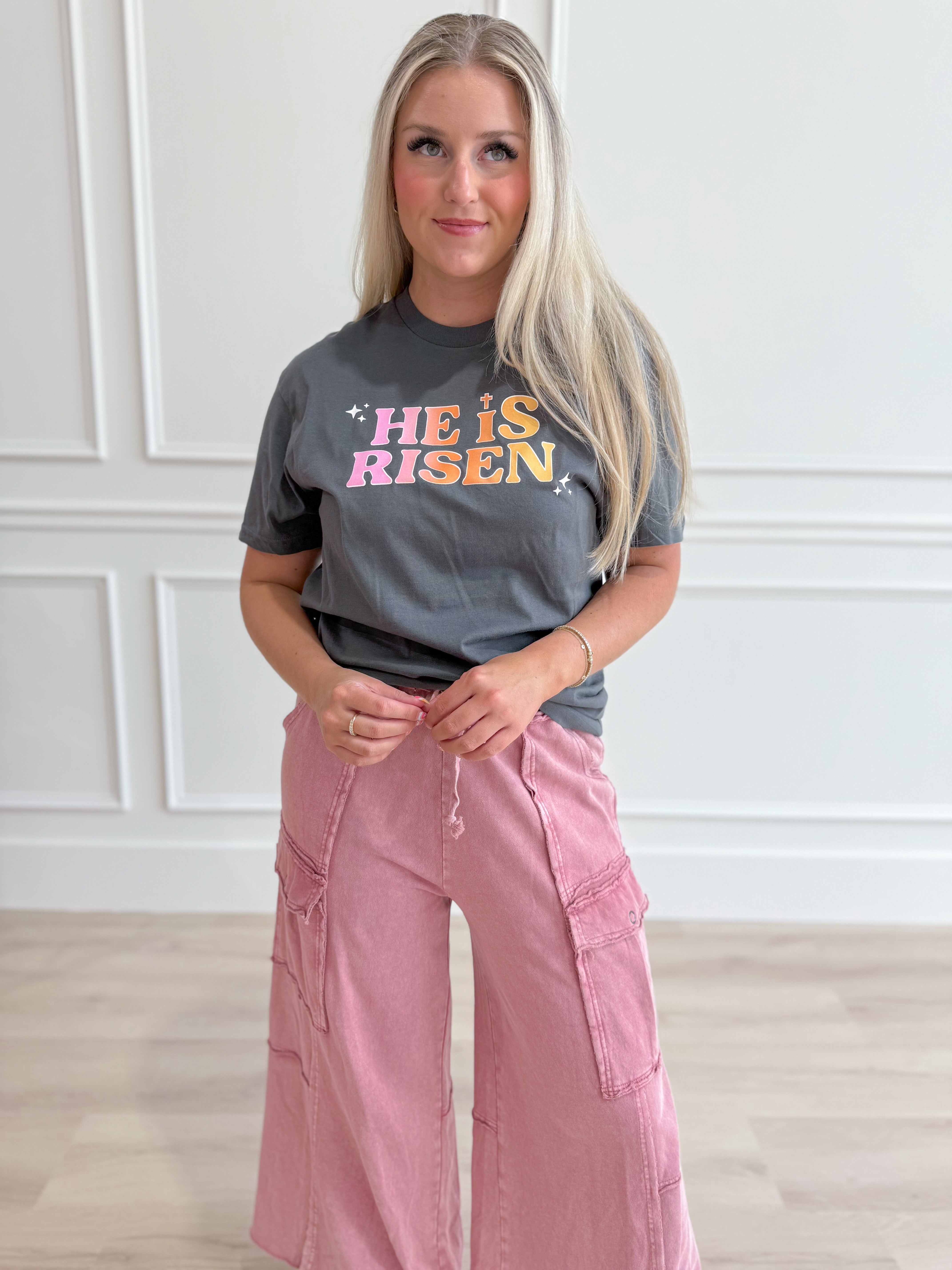 He Is Risen Graphic T-shirt - Coremarkets