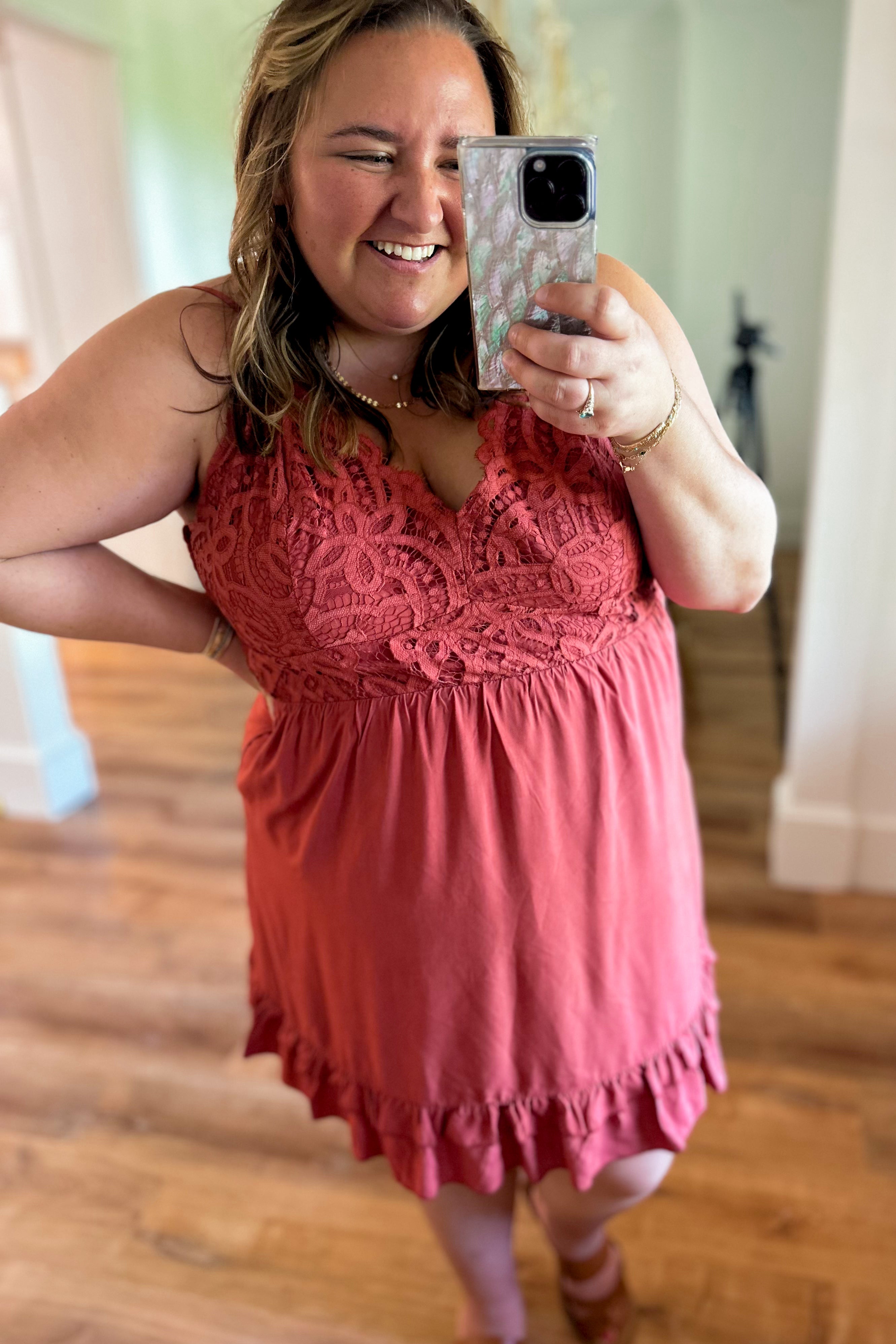 Blair Lace Detail Flare Dress *FINAL SALE* - Coremarkets