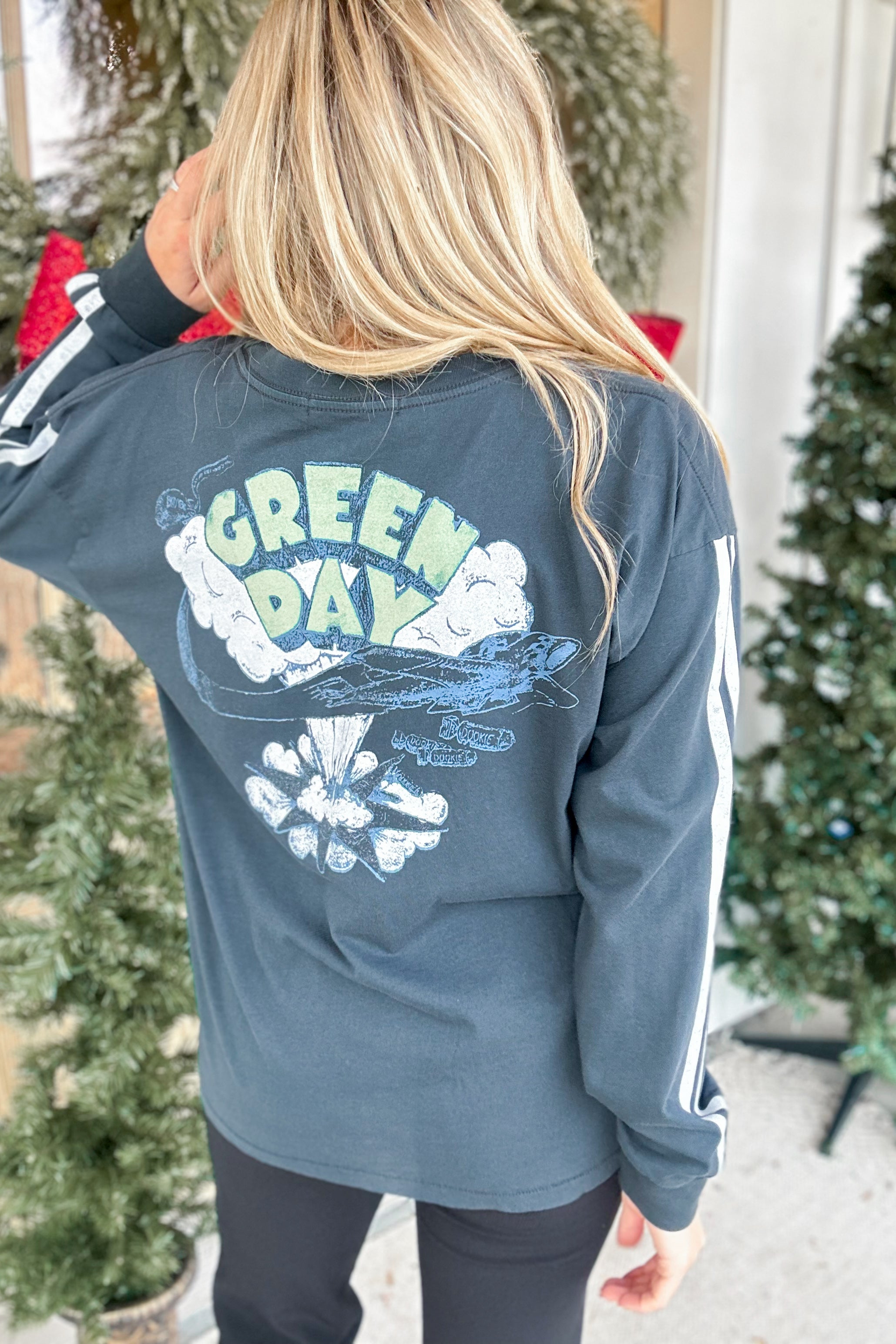 DAYDREAMER Green Day Dookie Long Sleeve Merch Tee - Coremarkets