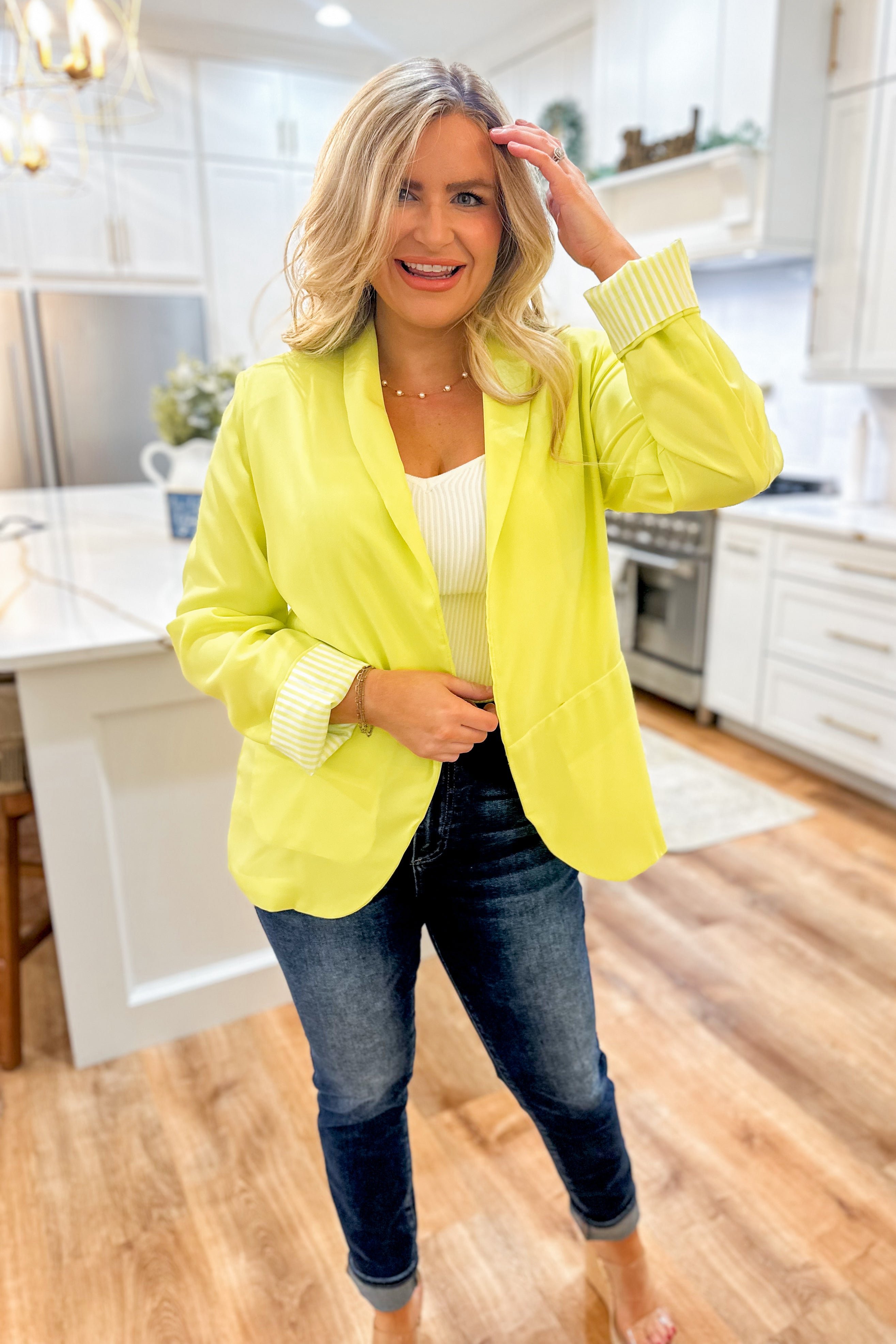 Peyton Long Sleeve Blazer - Coremarkets