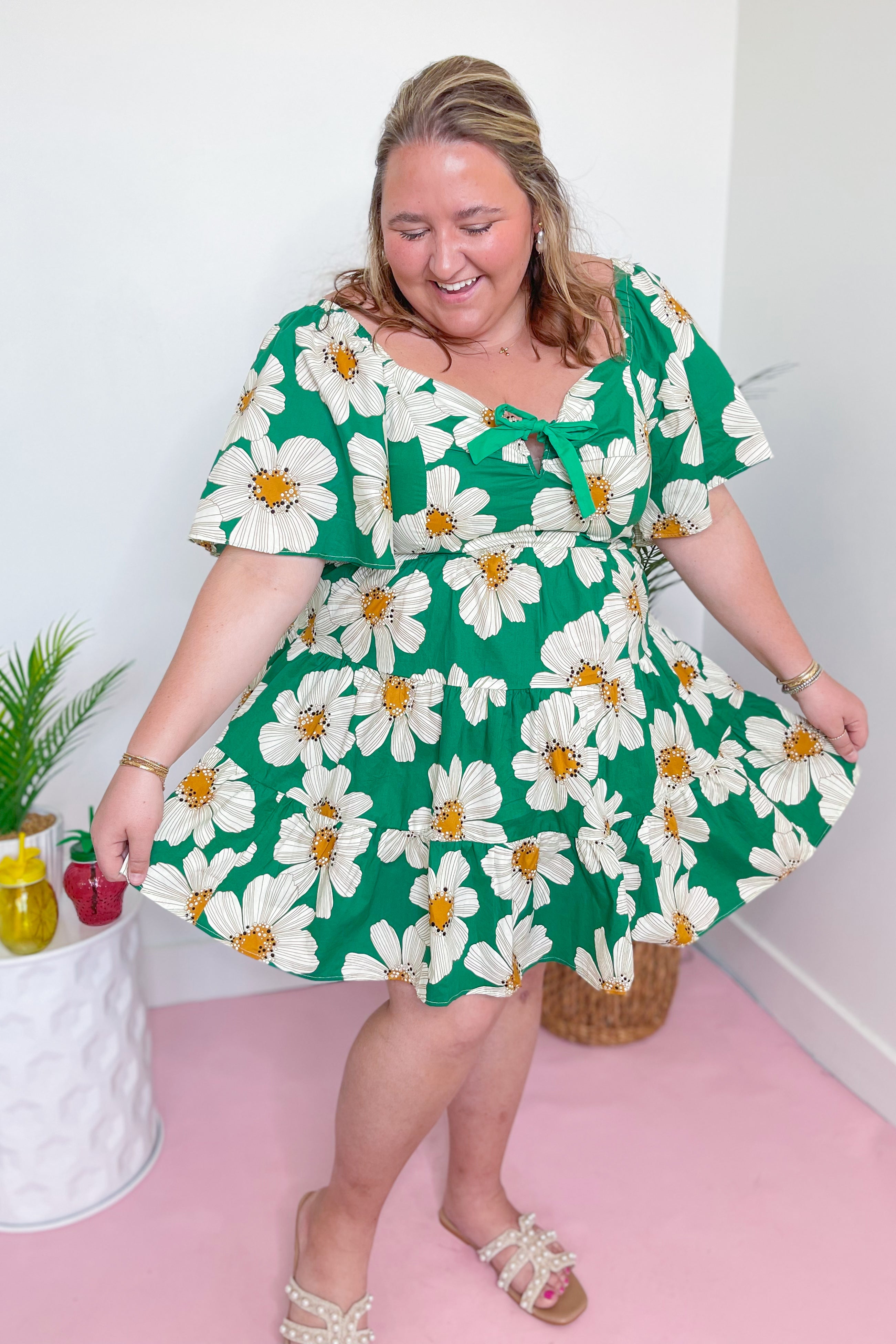 Ella Daisy Print Dress - Coremarkets