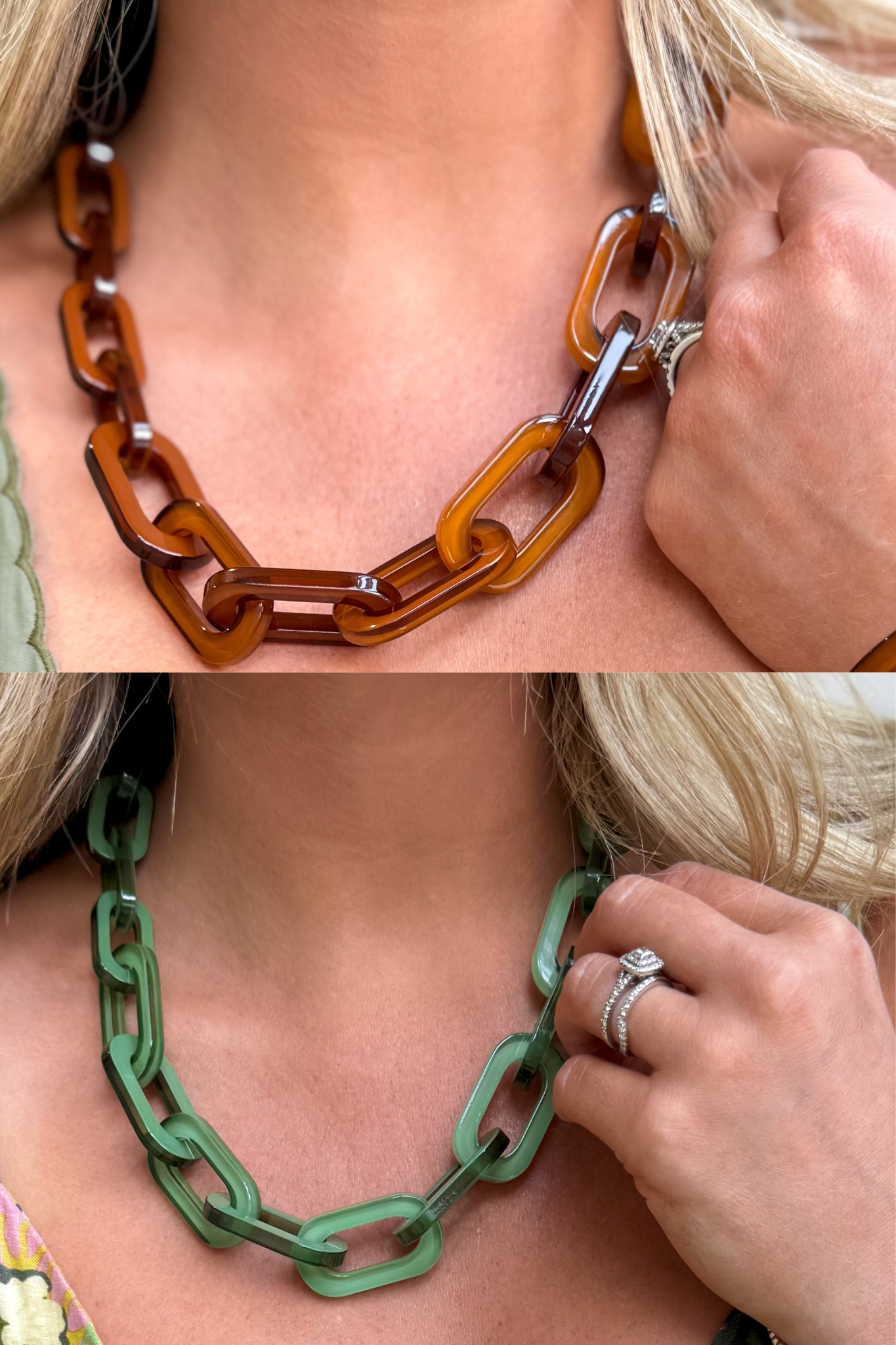 Zenzii Alice Link Necklace - Coremarkets