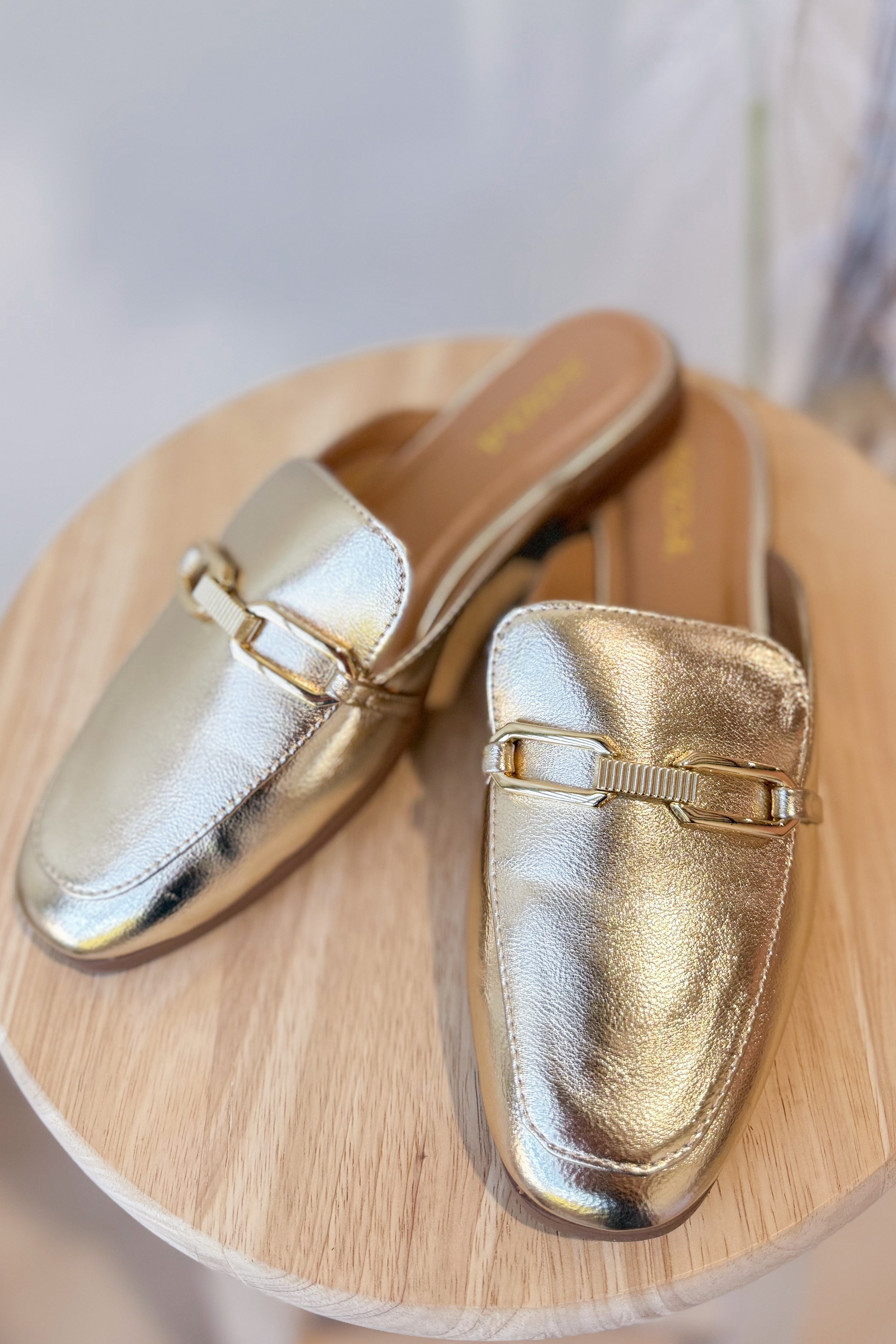 Soda Eleanor Solid Slip On Mule - Coremarkets