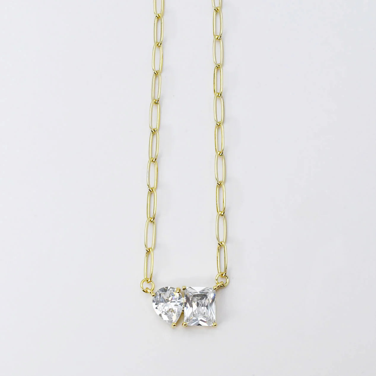 Treasure Jewels Double Harmony Gold Necklace - Coremarkets