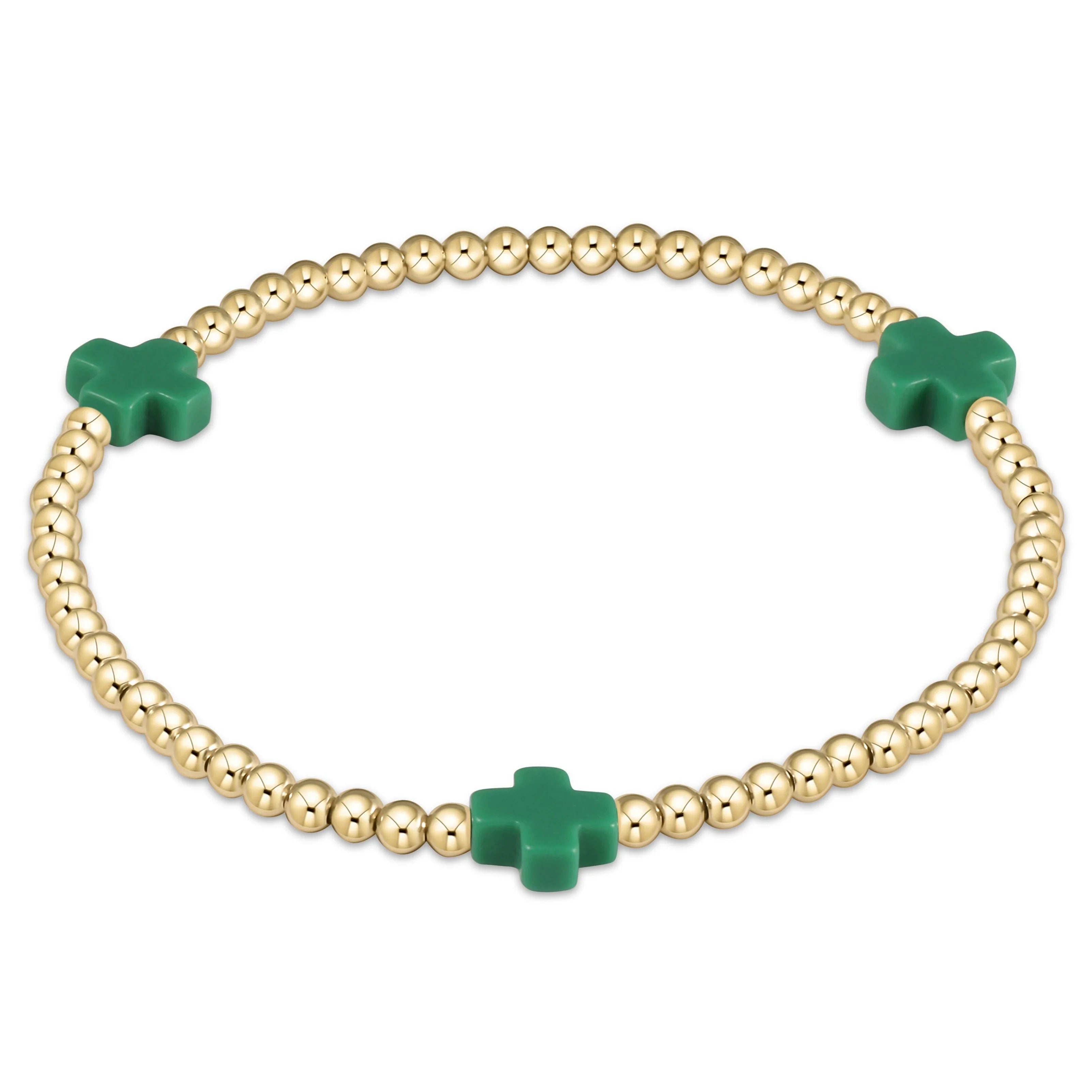Enewton 3mm Signature Cross Gold Bracelet - Coremarkets