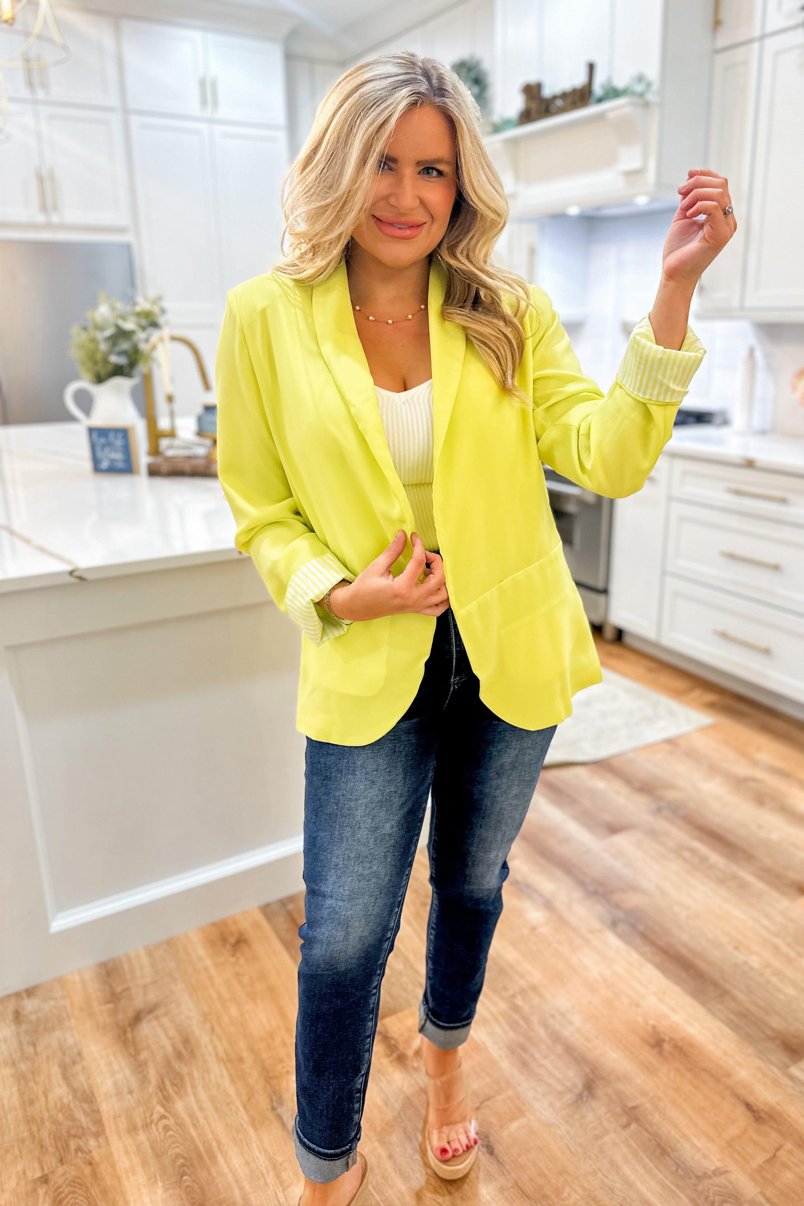 Peyton Long Sleeve Blazer - Coremarkets