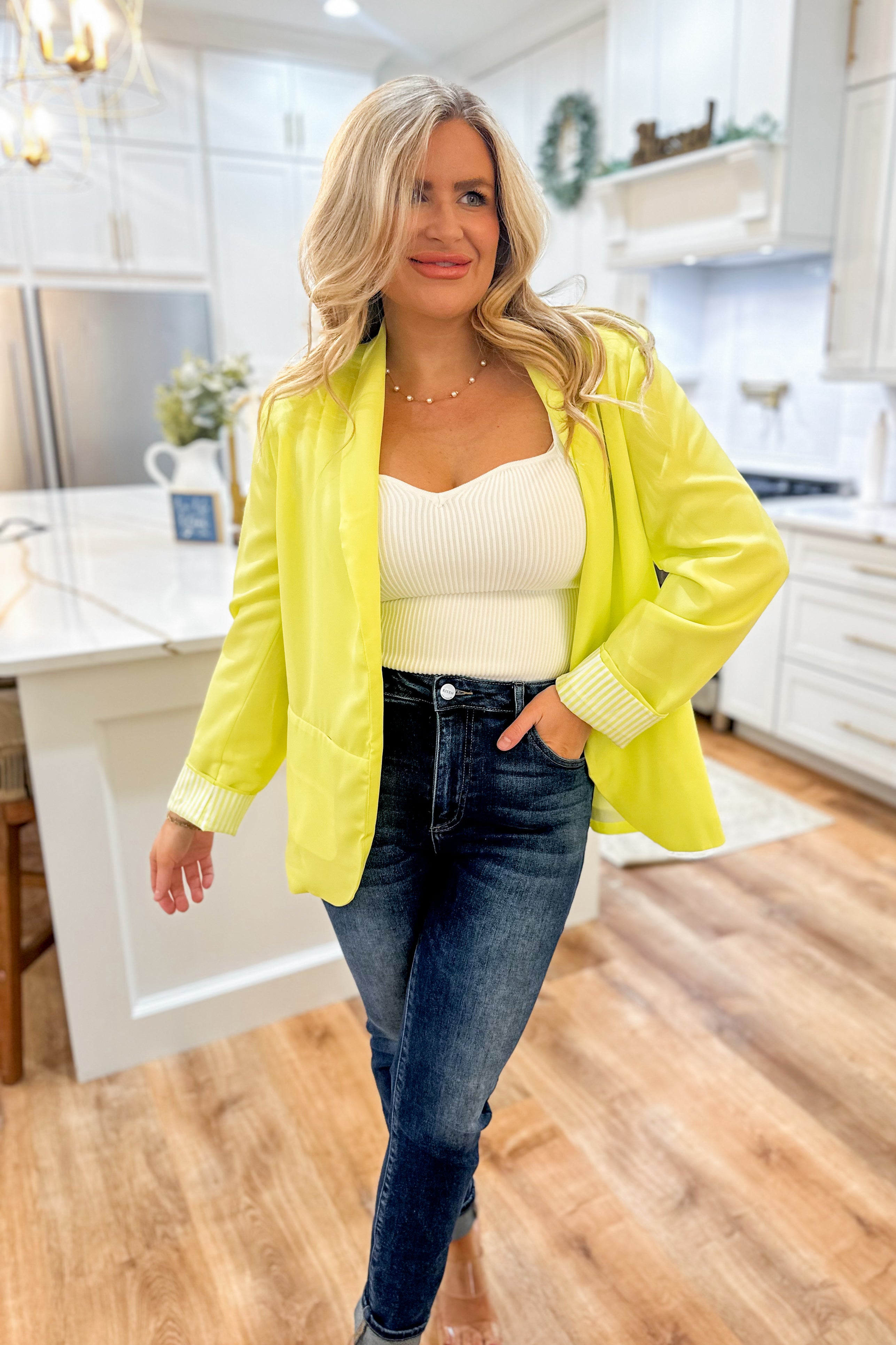 Peyton Long Sleeve Blazer - Coremarkets