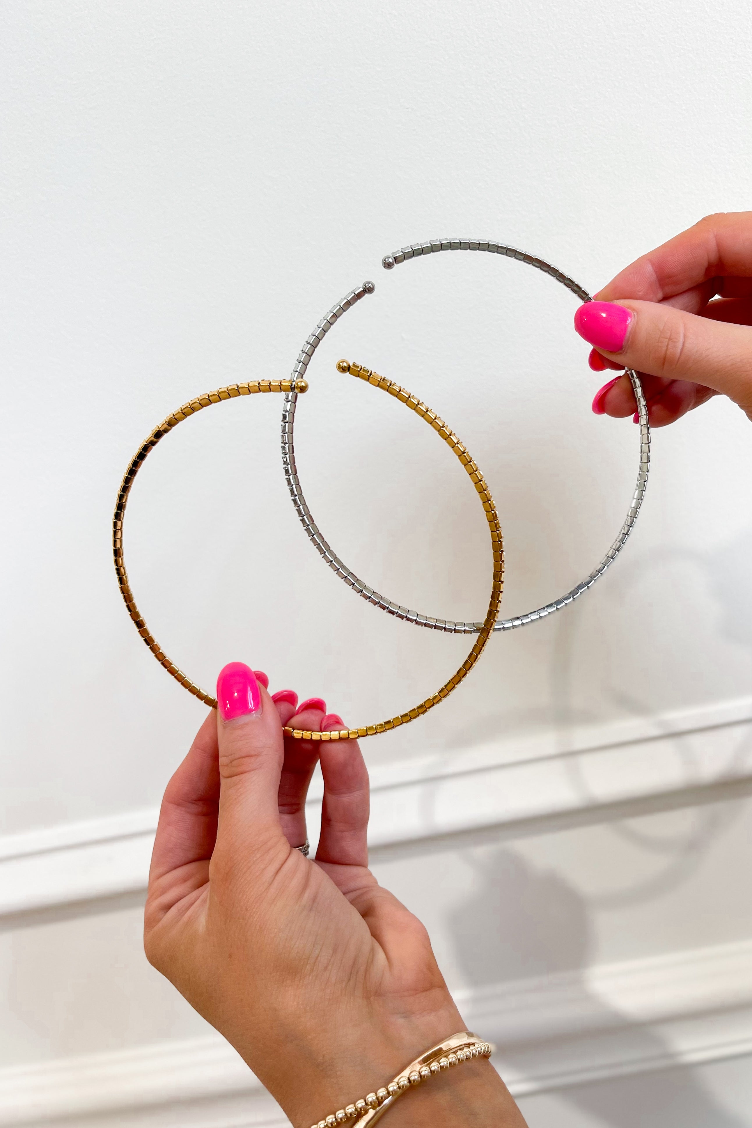 Chansutt Luxe Tennis Necklace SILVER - Coremarkets