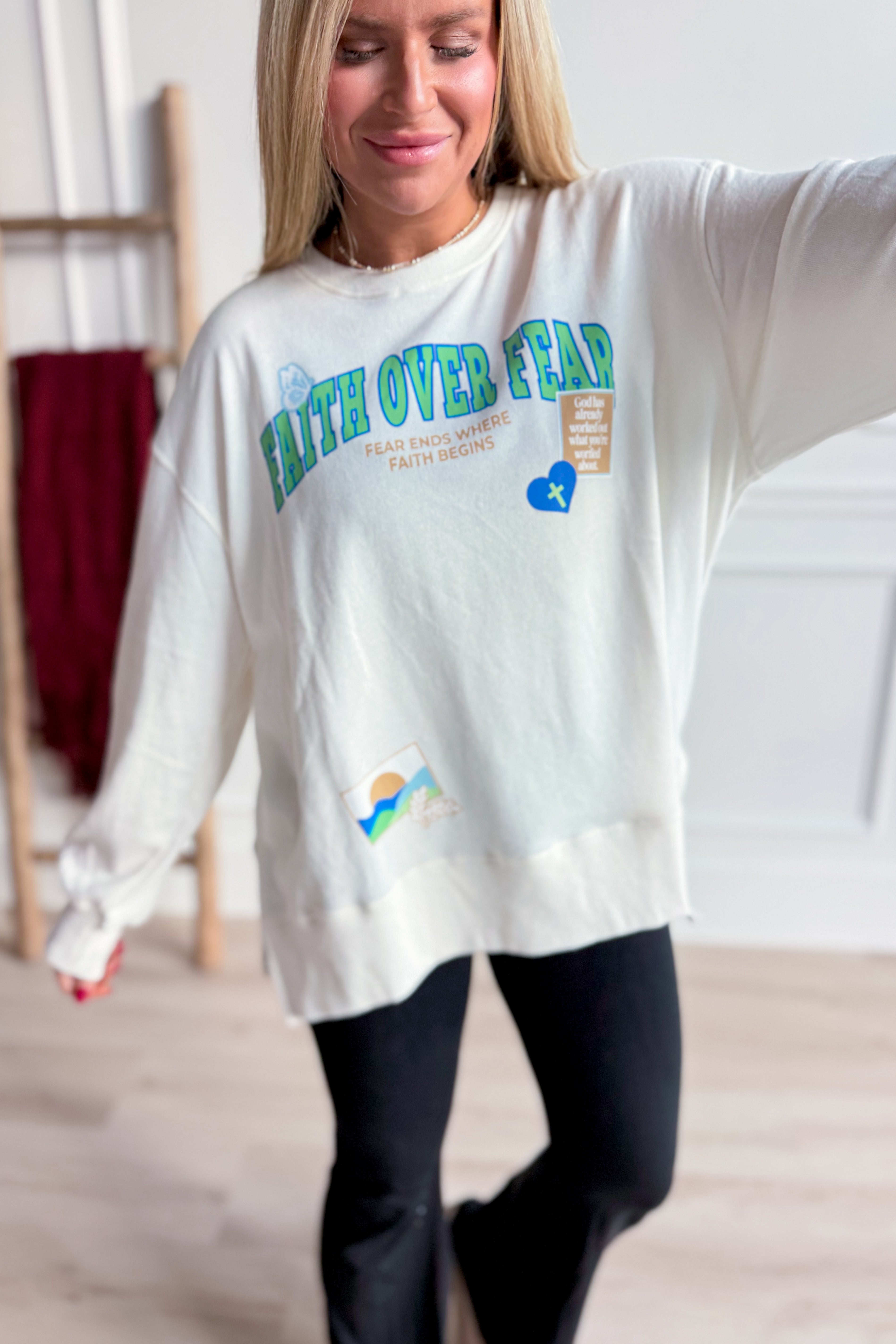Faith Over Fear Pullover - Coremarkets