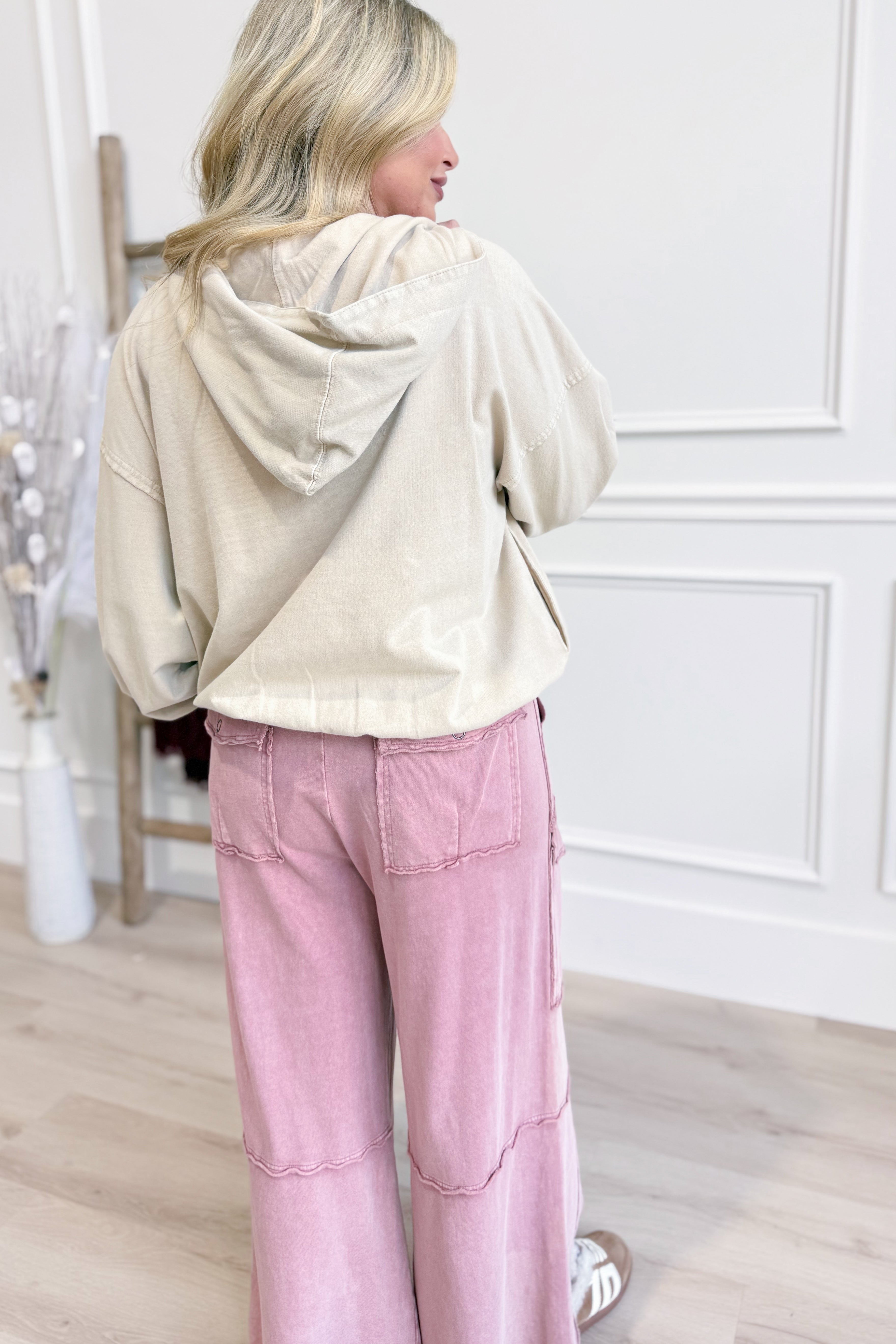 Nora Flower Patch Hoodie Pullover - Coremarkets