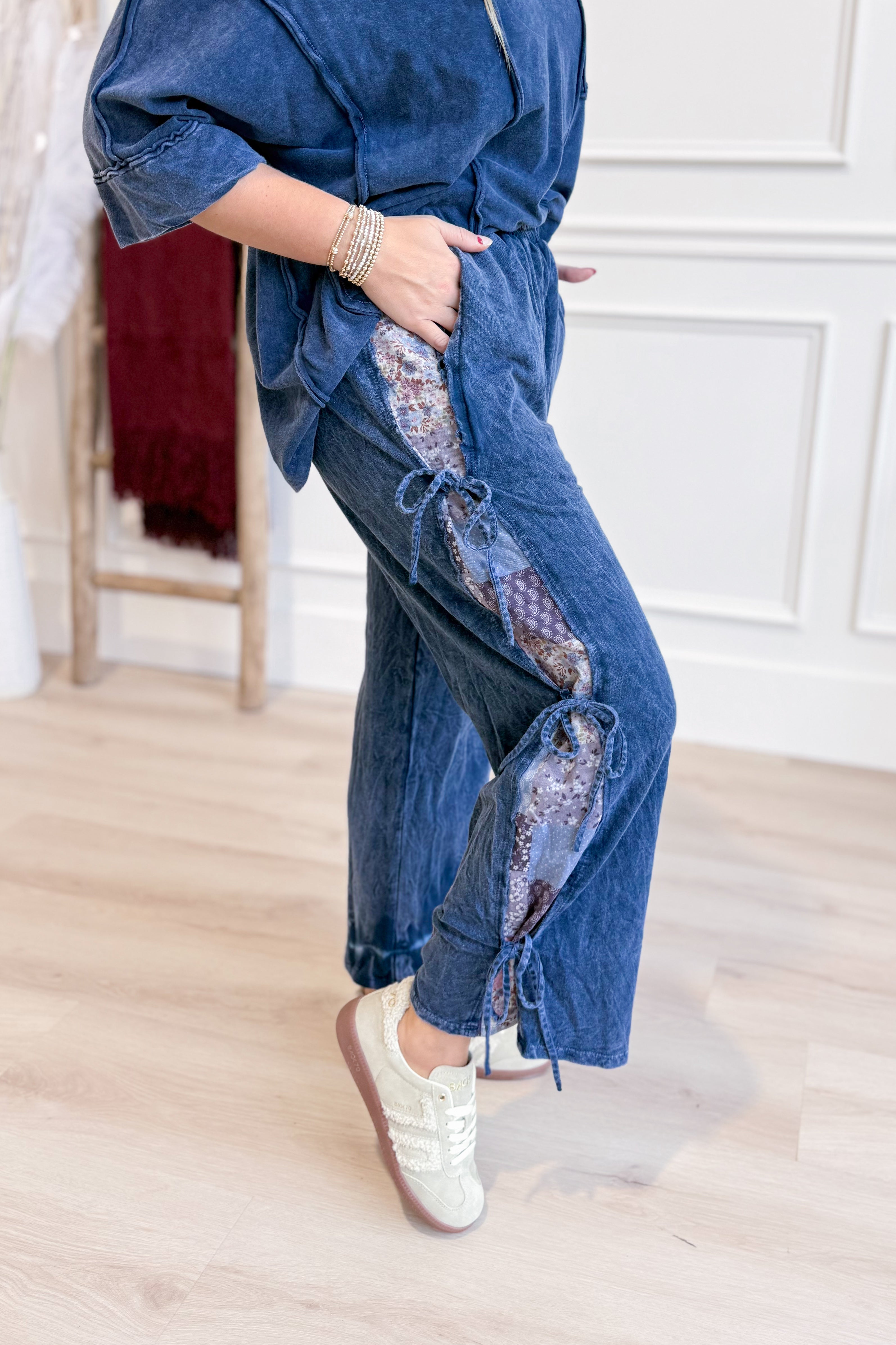 Cory Mineral Wash Wide Leg Pant - Coremarkets