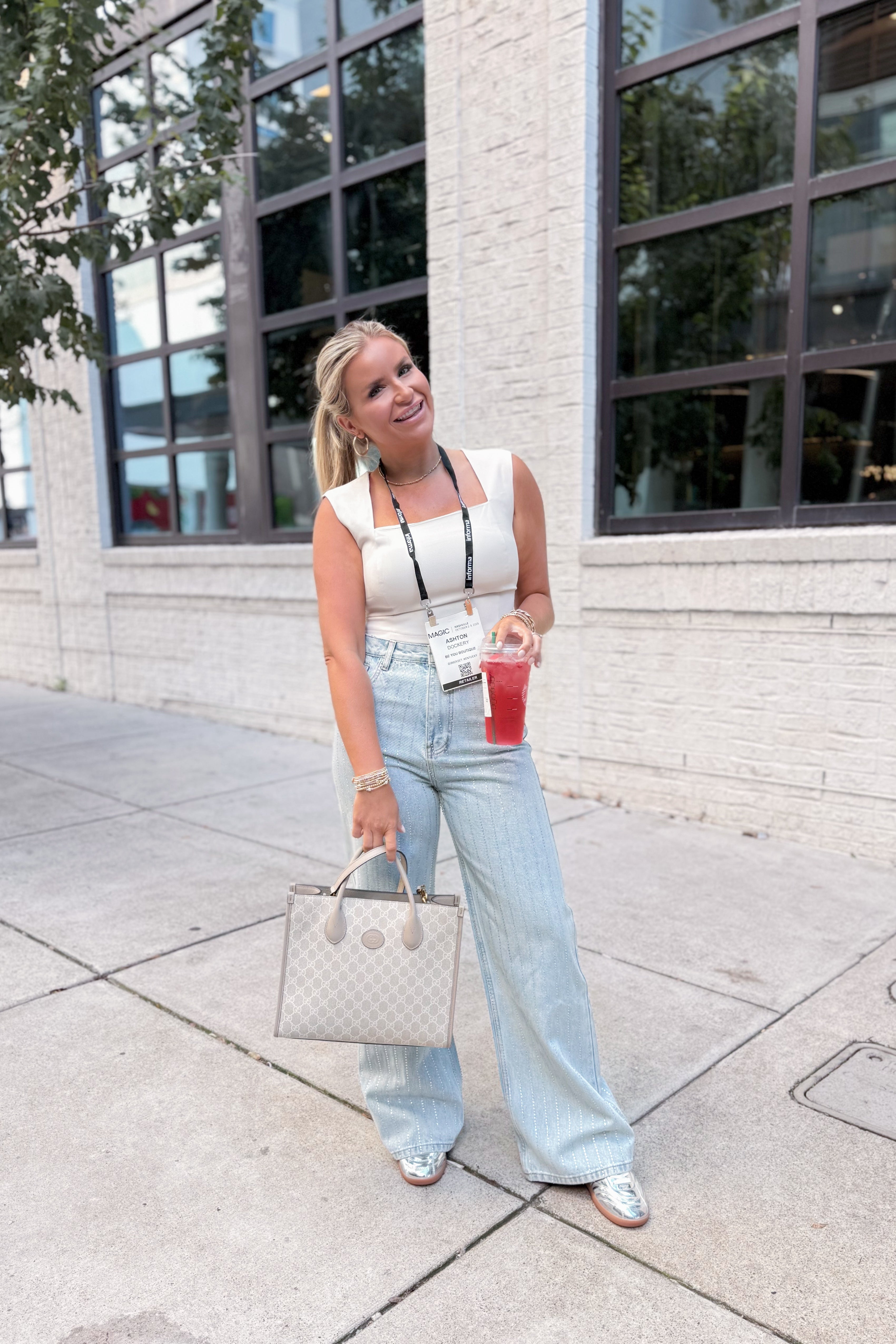 Kelsea Rhinestone Studded Denim Jean - Coremarkets