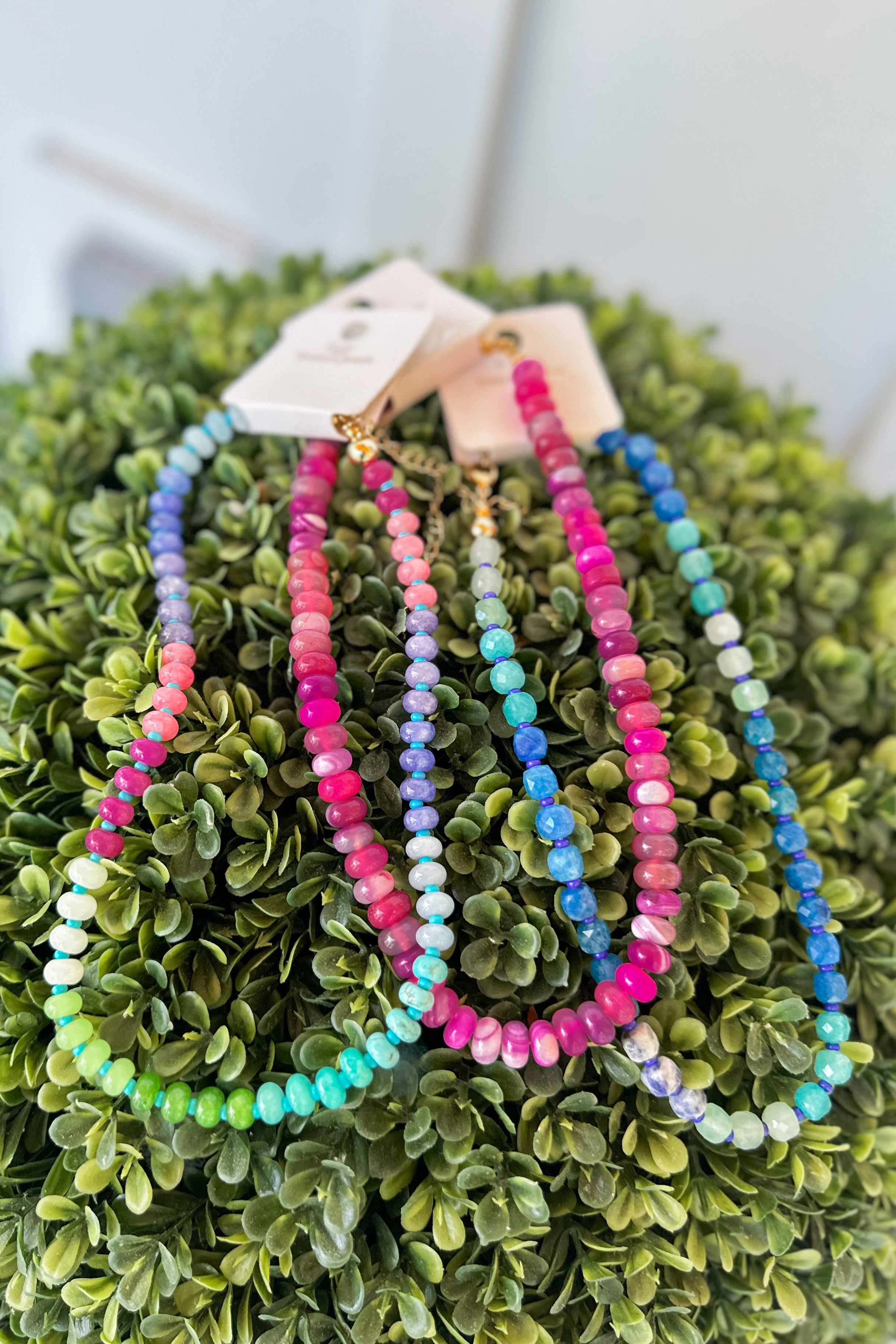 Treasure Jewels Colorful Treasure Blue Gemstone Necklace - Coremarkets