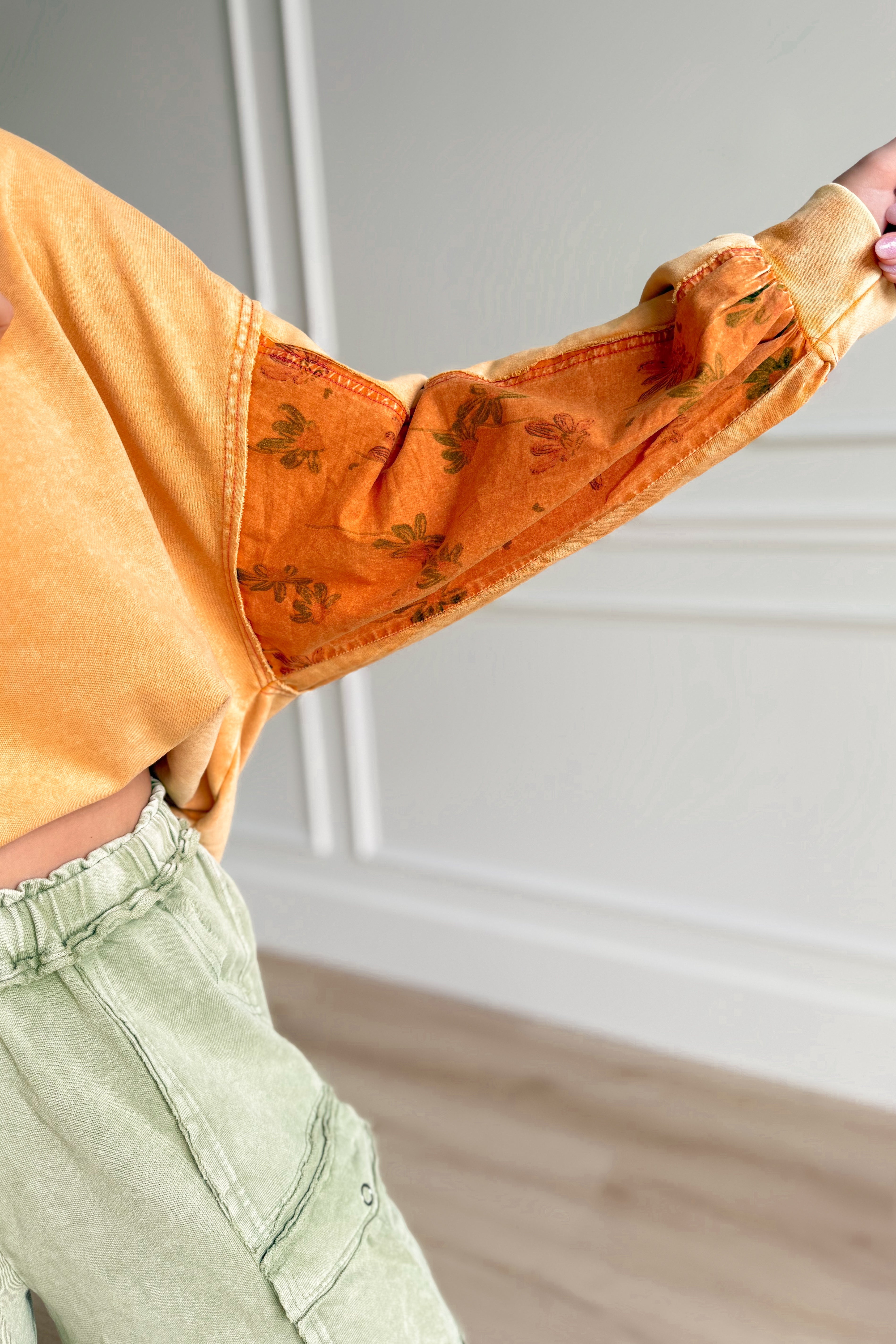 Liz Dolman Sleeve Printed Top - Coremarkets