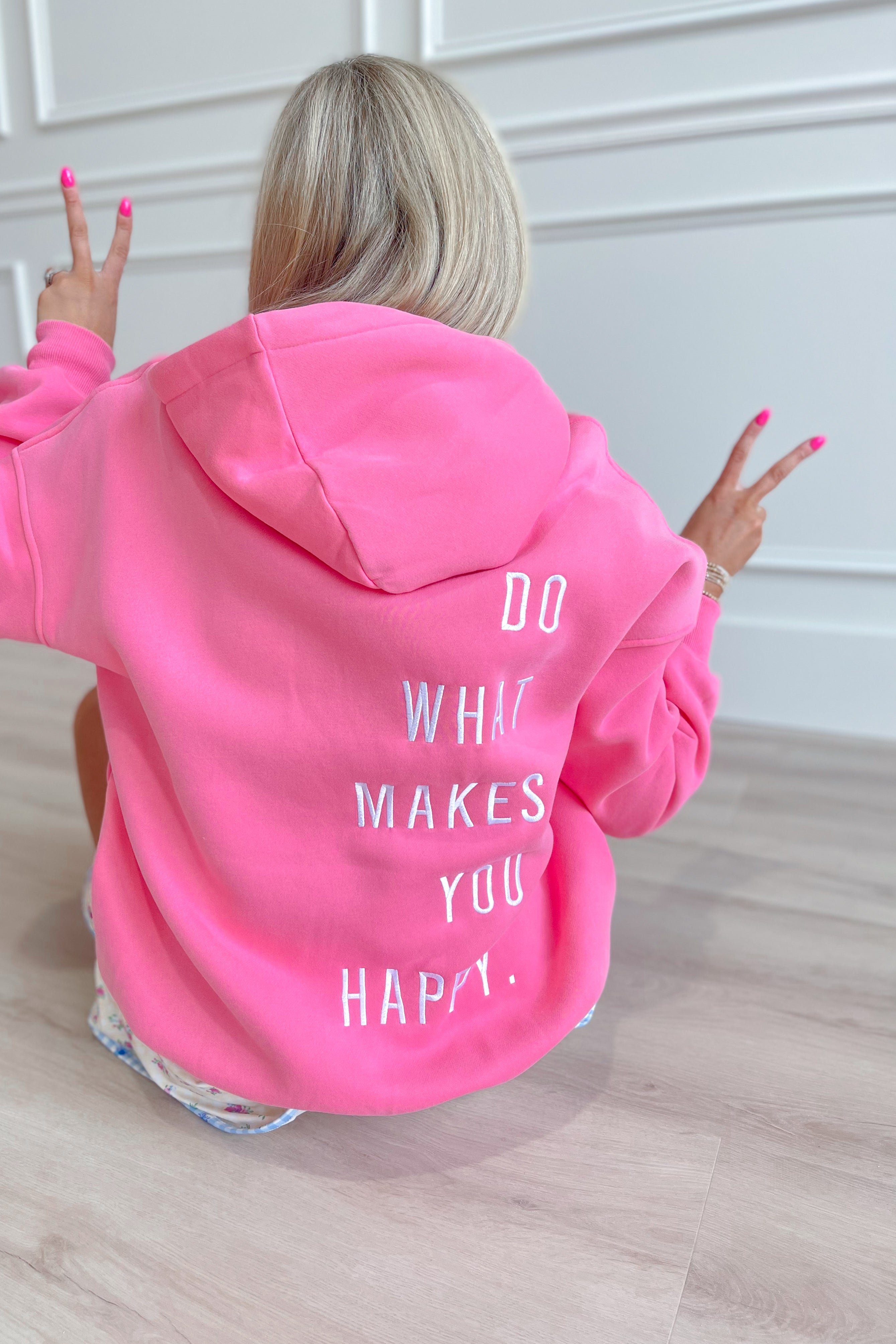 Do What Makes You Happy Hooded Sweatshirt - Coremarkets