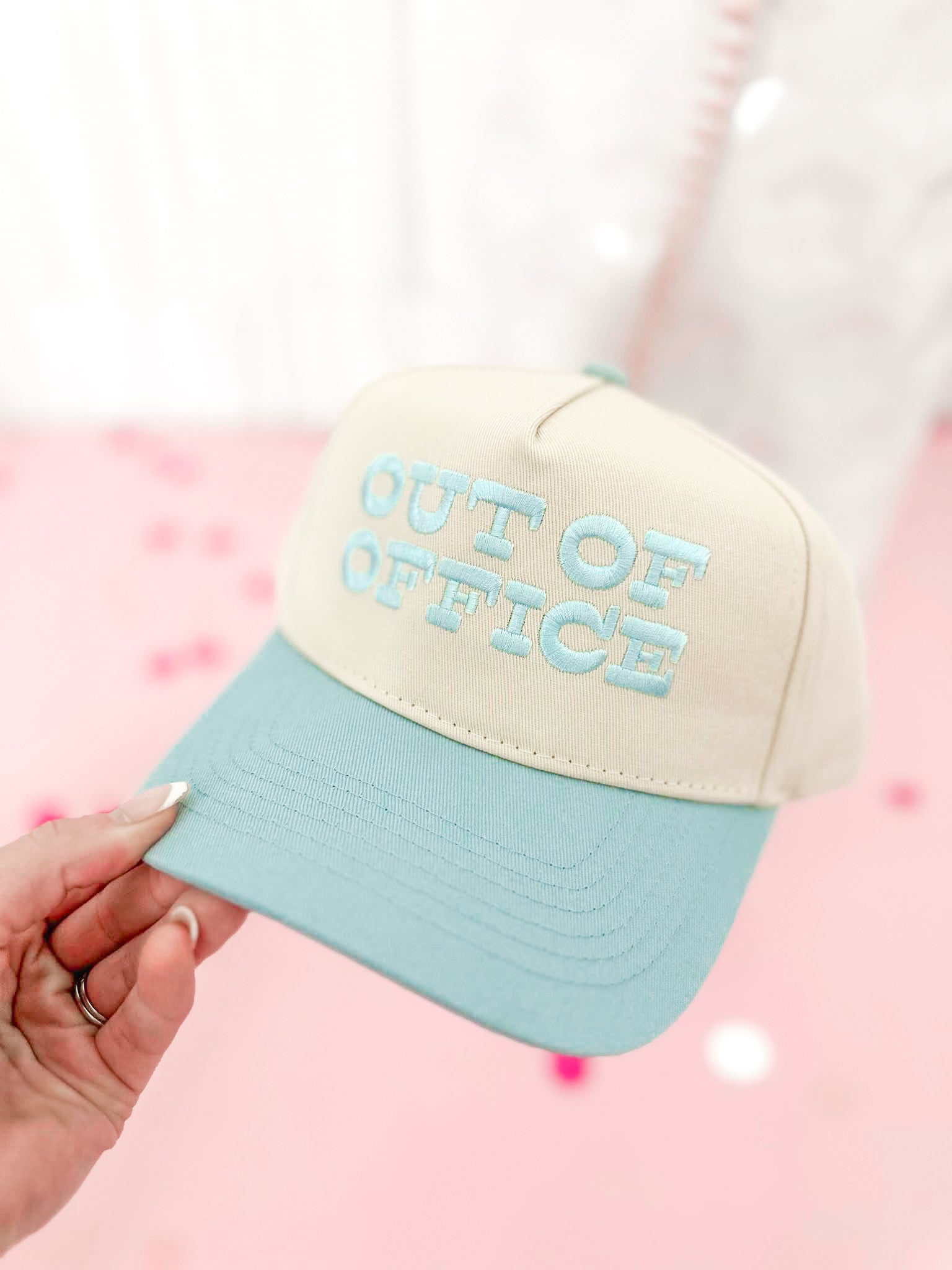 OUT OF OFFICE Vintage Trucker Hat by Kenz Kustomz - Coremarkets