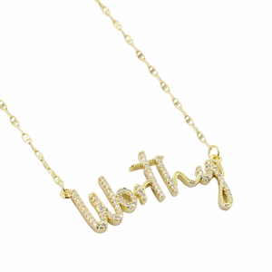 Treasure Jewels Worthy Gold Necklace - Coremarkets