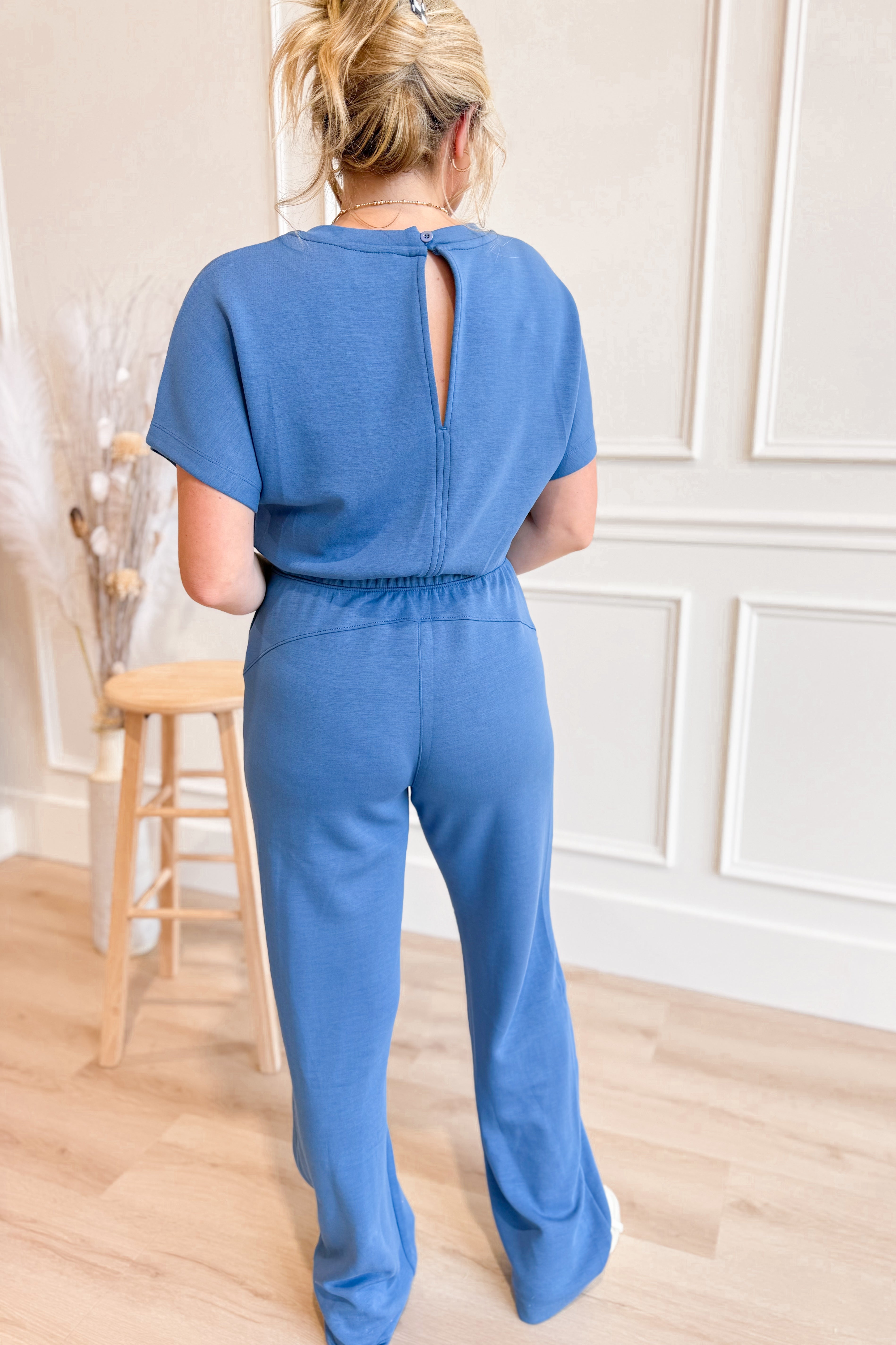 Jennifer Short Sleeve Jumpsuit - Coremarkets