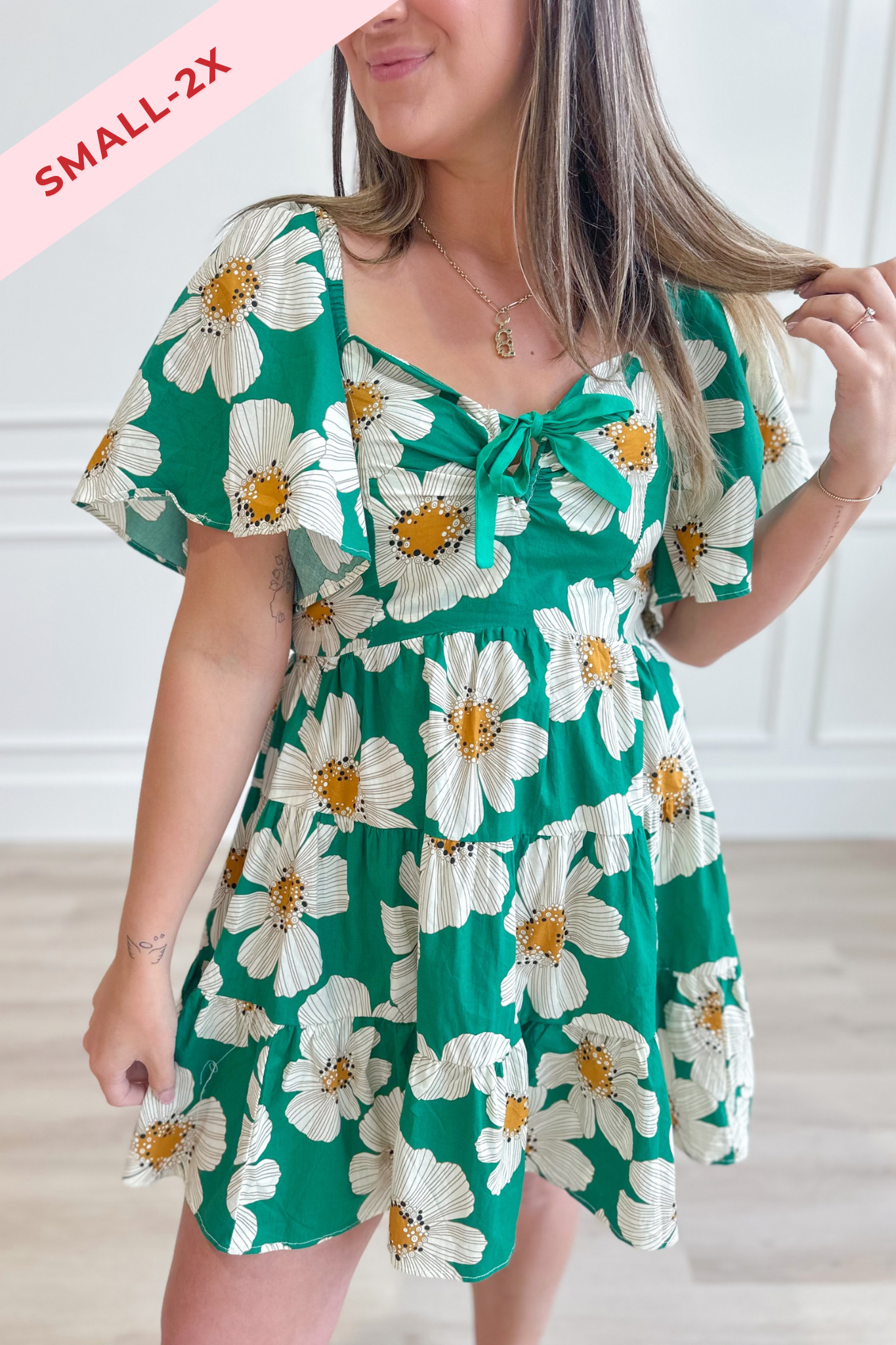 Ella Daisy Print Dress - Coremarkets