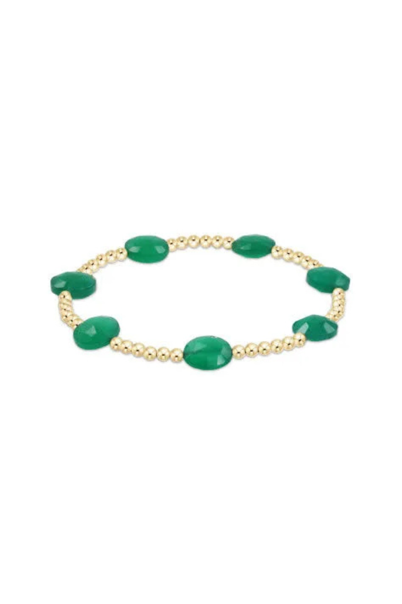 Enewton 3mm Green Onyx Admire Gold - Coremarkets