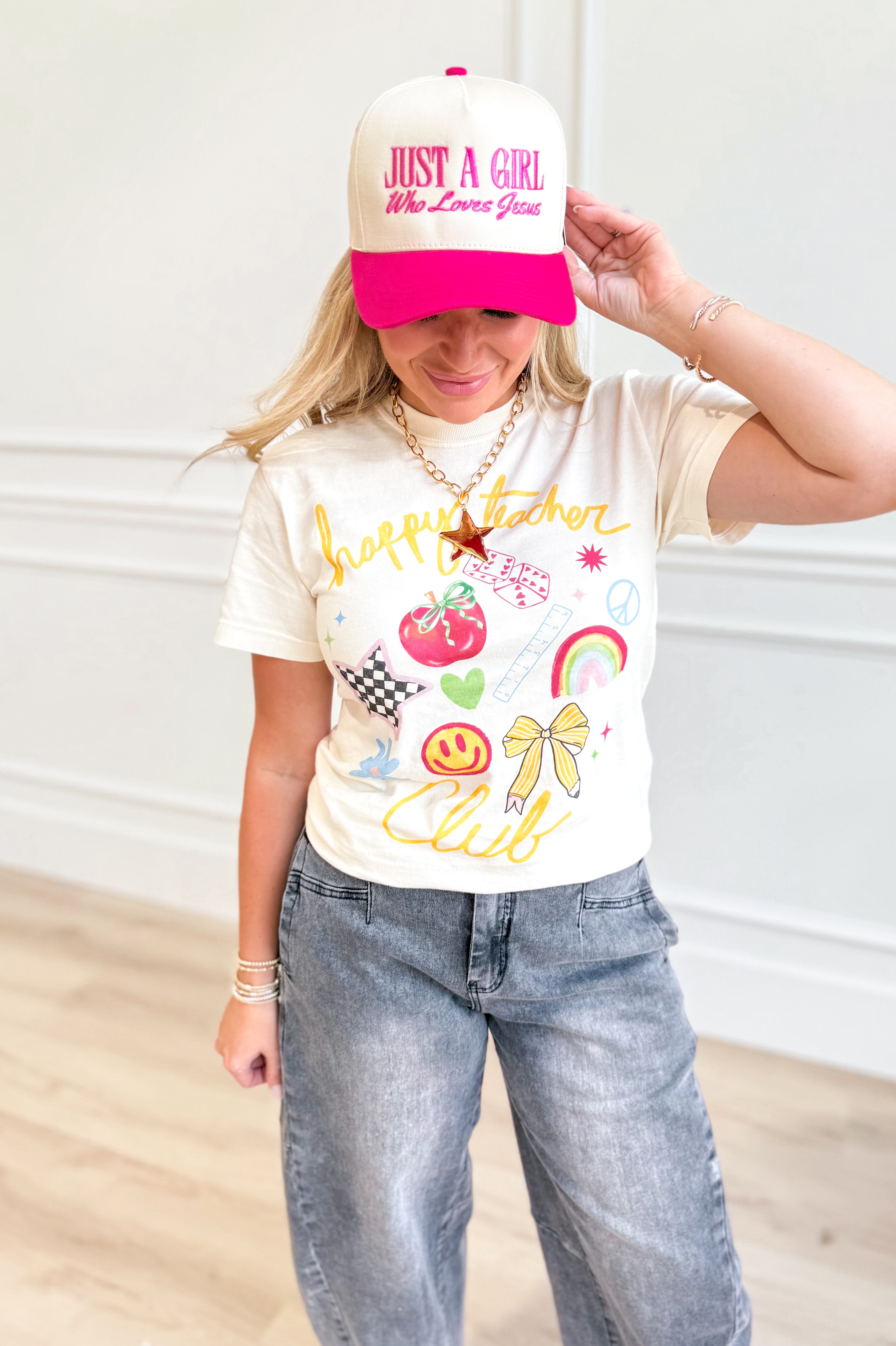 Just a Girl Who Loves Jesus Trucker Hat - Coremarkets