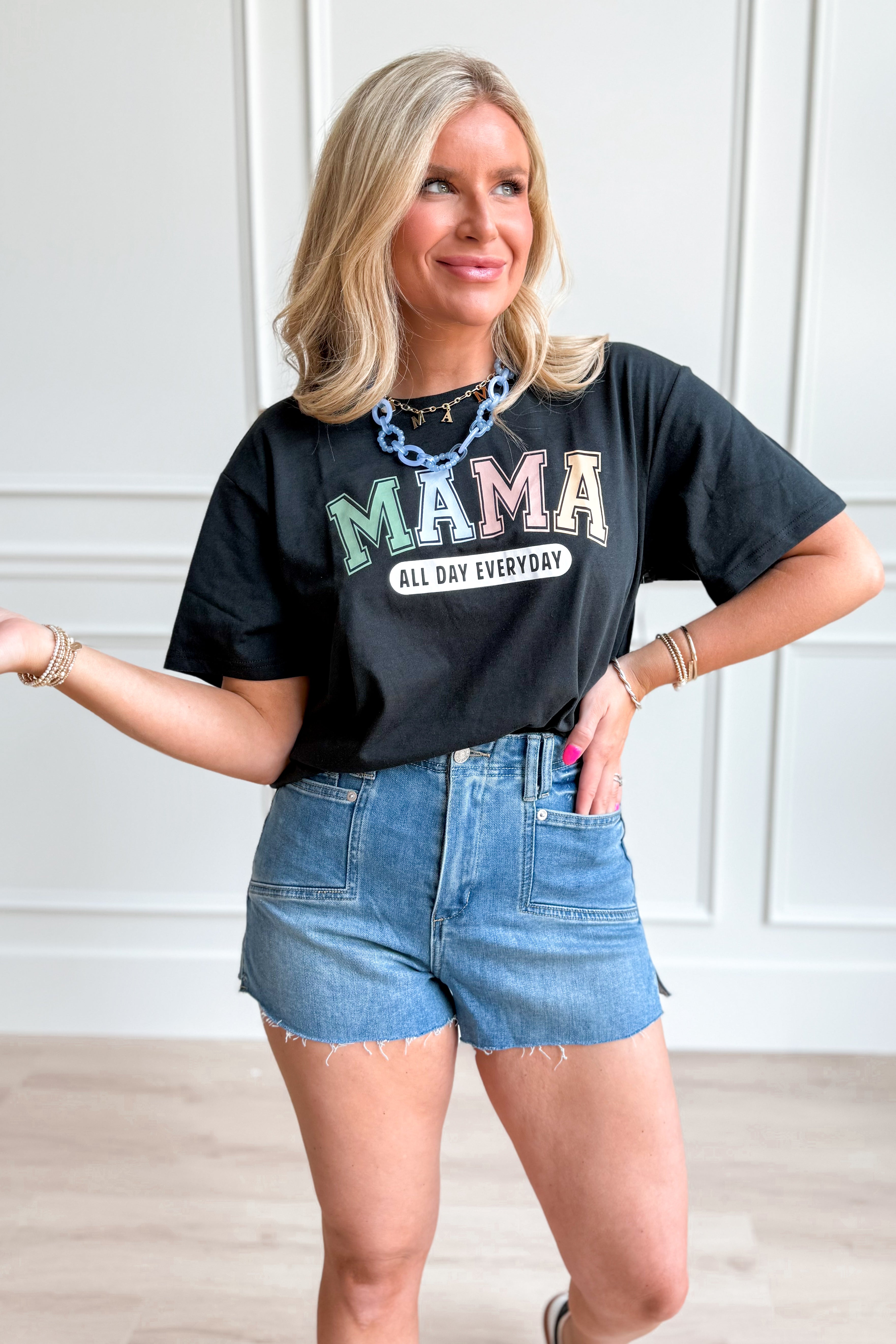 Mama All Day Everyday Graphic T-shirt - Coremarkets