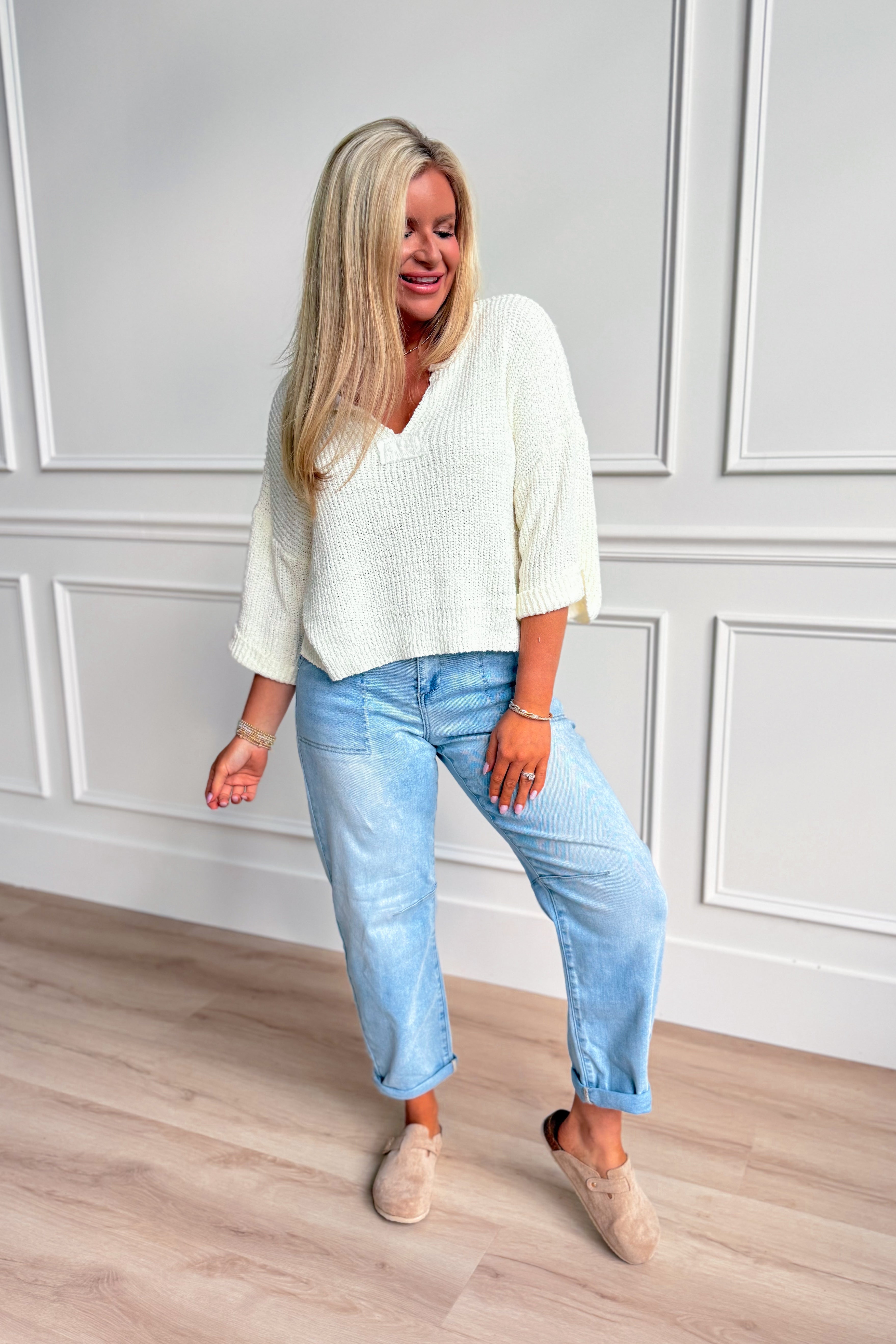 Becca Light Weight Knit Sweater Top - Coremarkets