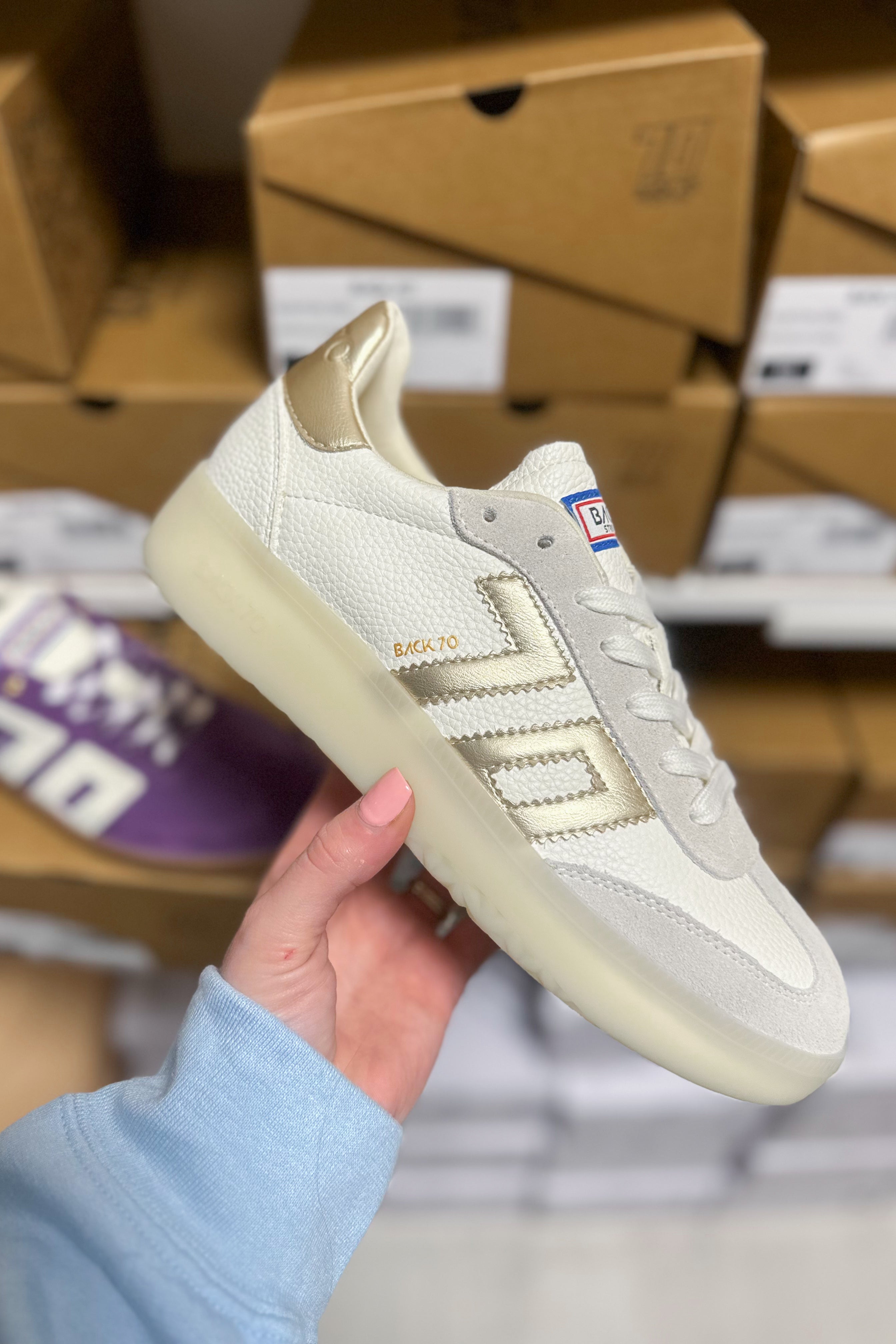 BACK70 Boston 2505 Sneaker in Gold - Coremarkets