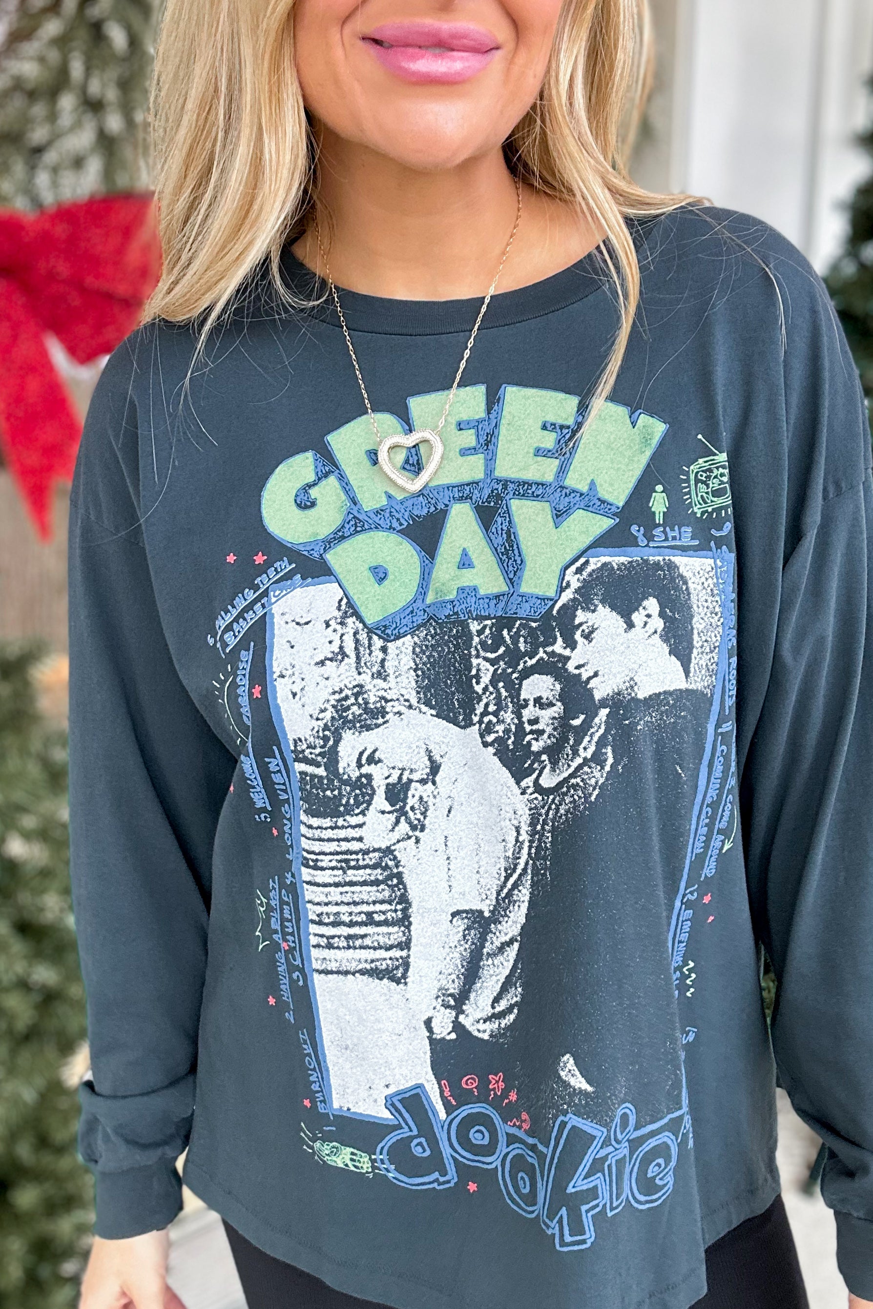 DAYDREAMER Green Day Dookie Long Sleeve Merch Tee - Coremarkets