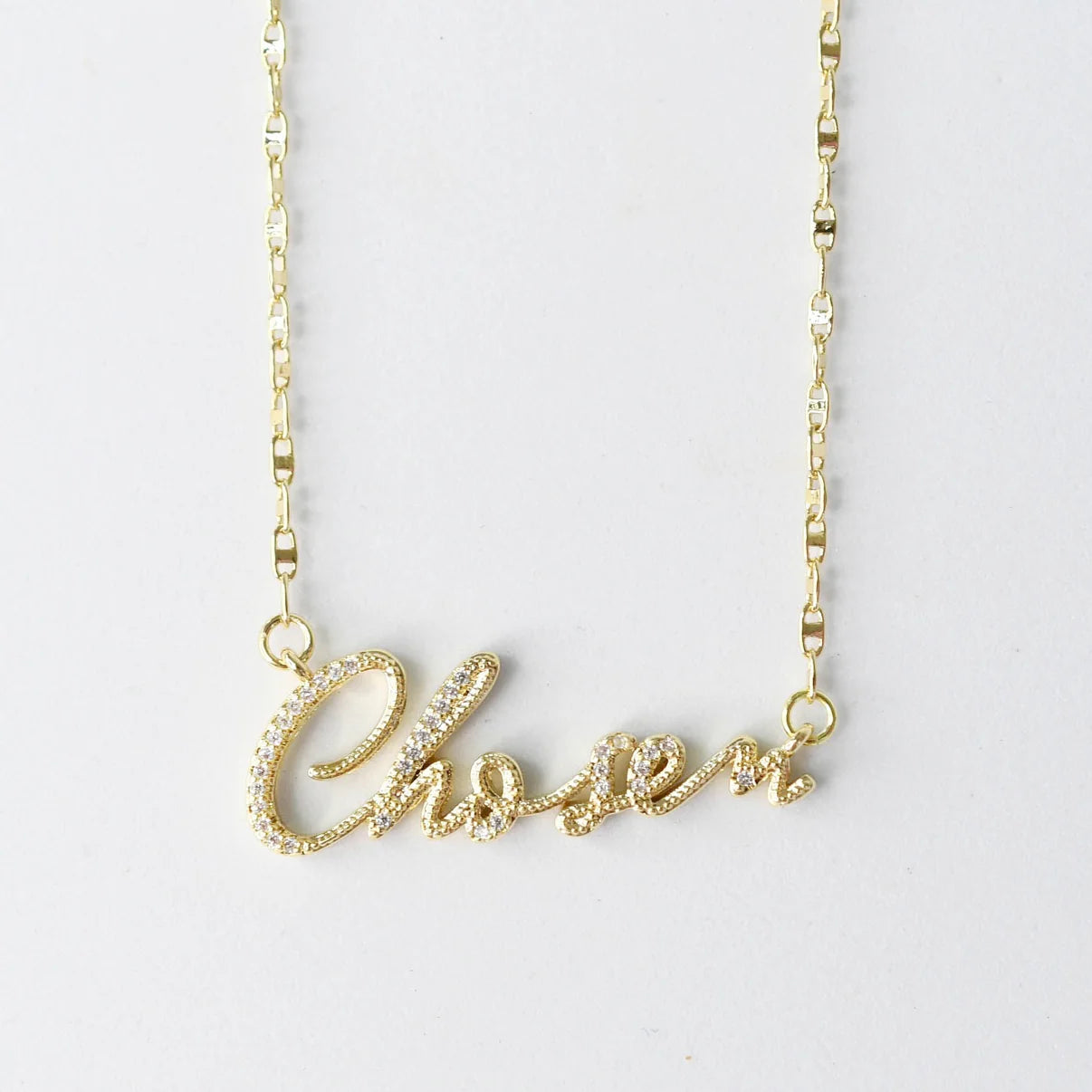 Treasure Jewels Chosen Gold Necklace - Coremarkets