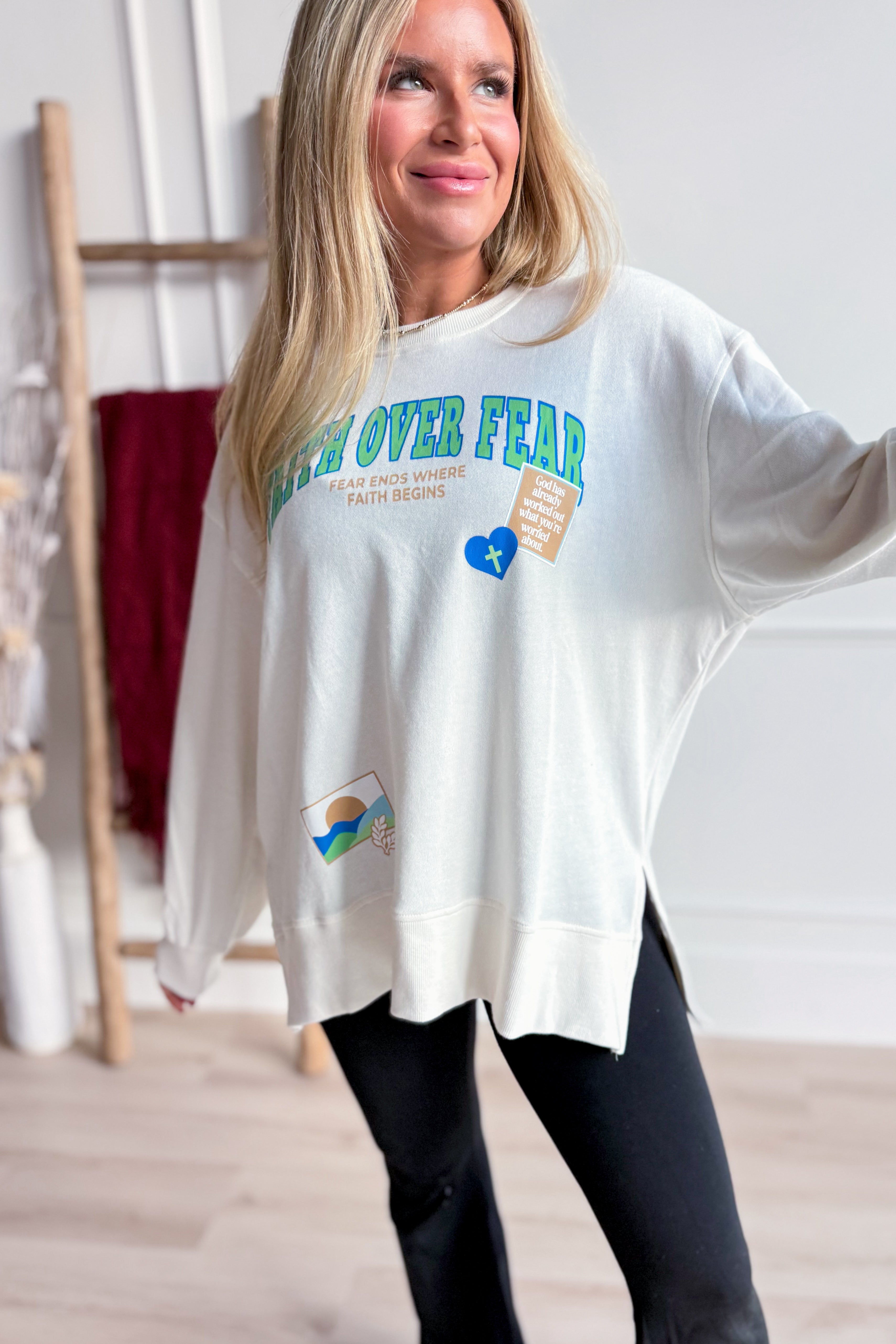 Faith Over Fear Pullover - Coremarkets