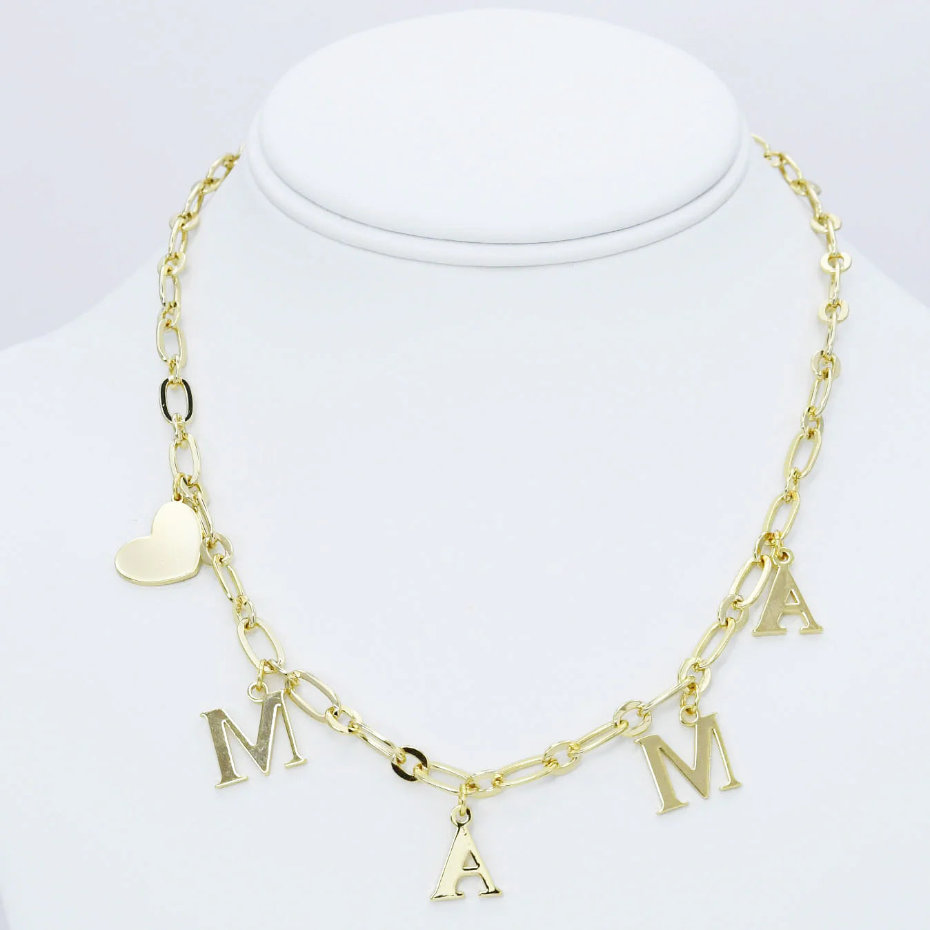 Treasure Jewels Mama Charm Gold Necklace - Coremarkets