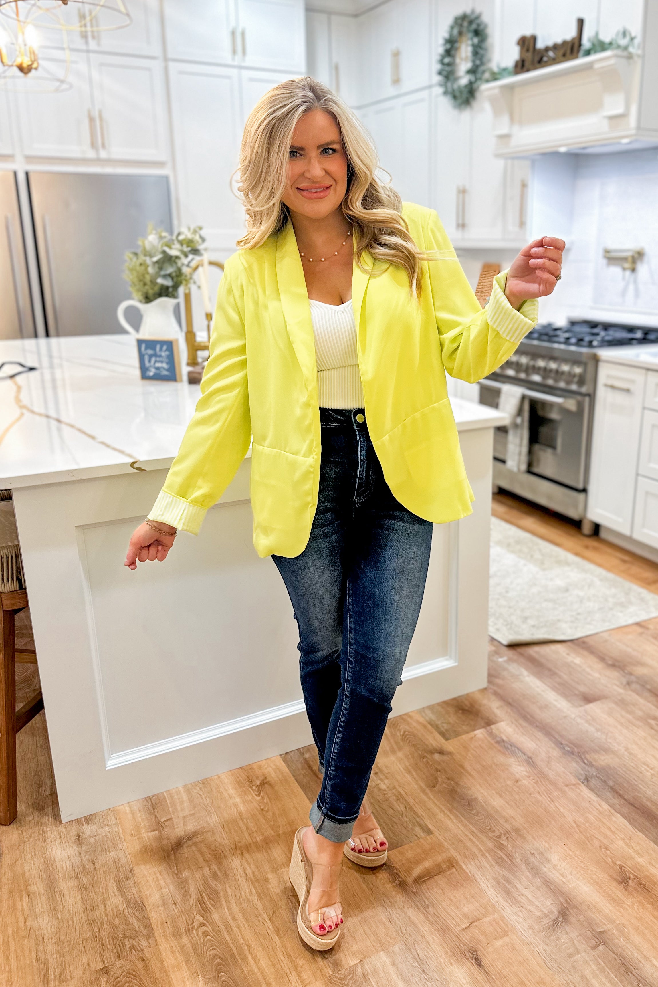 Peyton Long Sleeve Blazer - Coremarkets