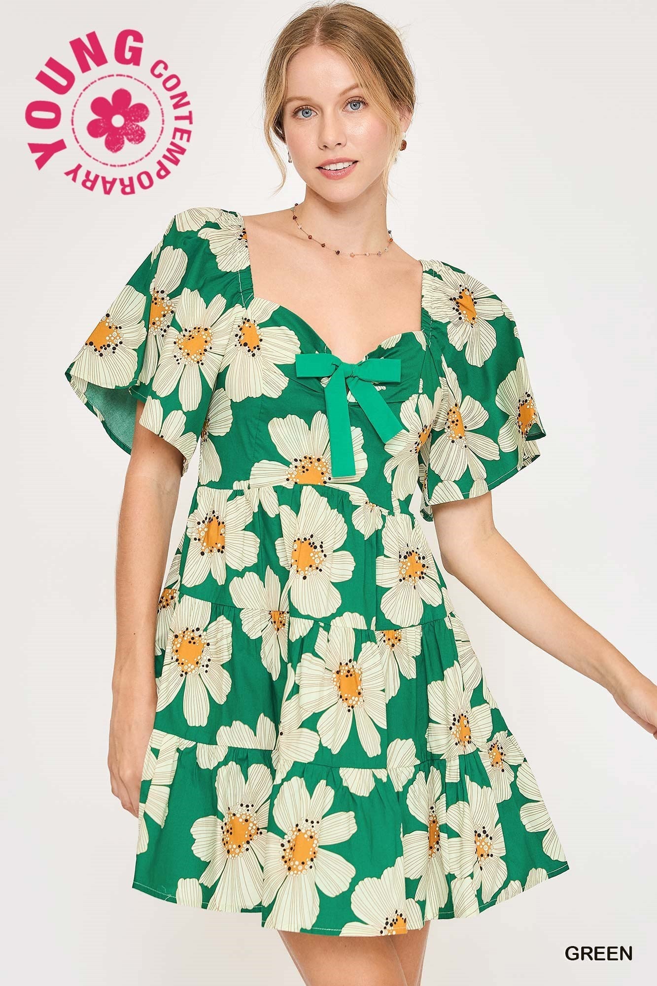 Ella Daisy Print Dress - Coremarkets