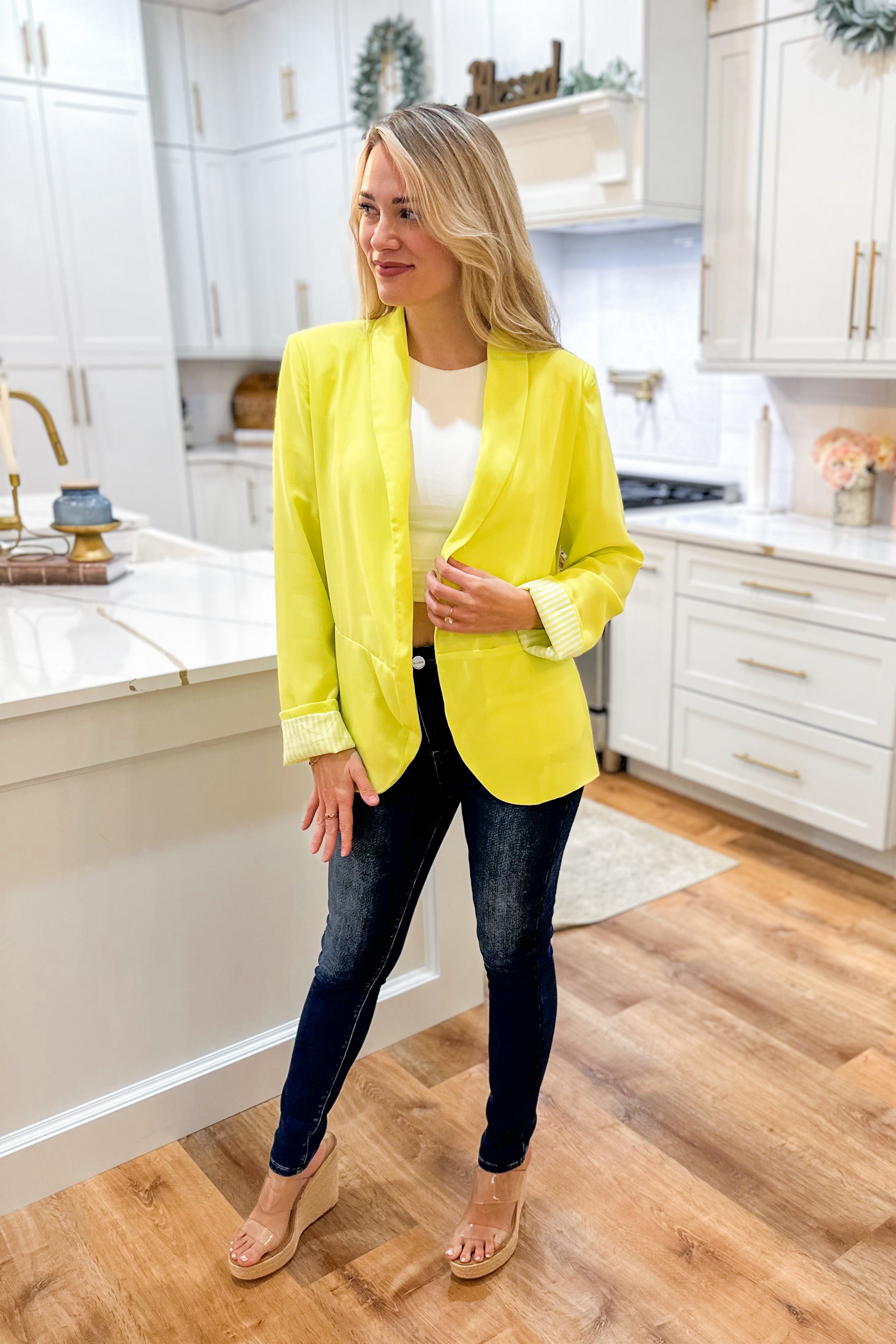 Peyton Long Sleeve Blazer - Coremarkets