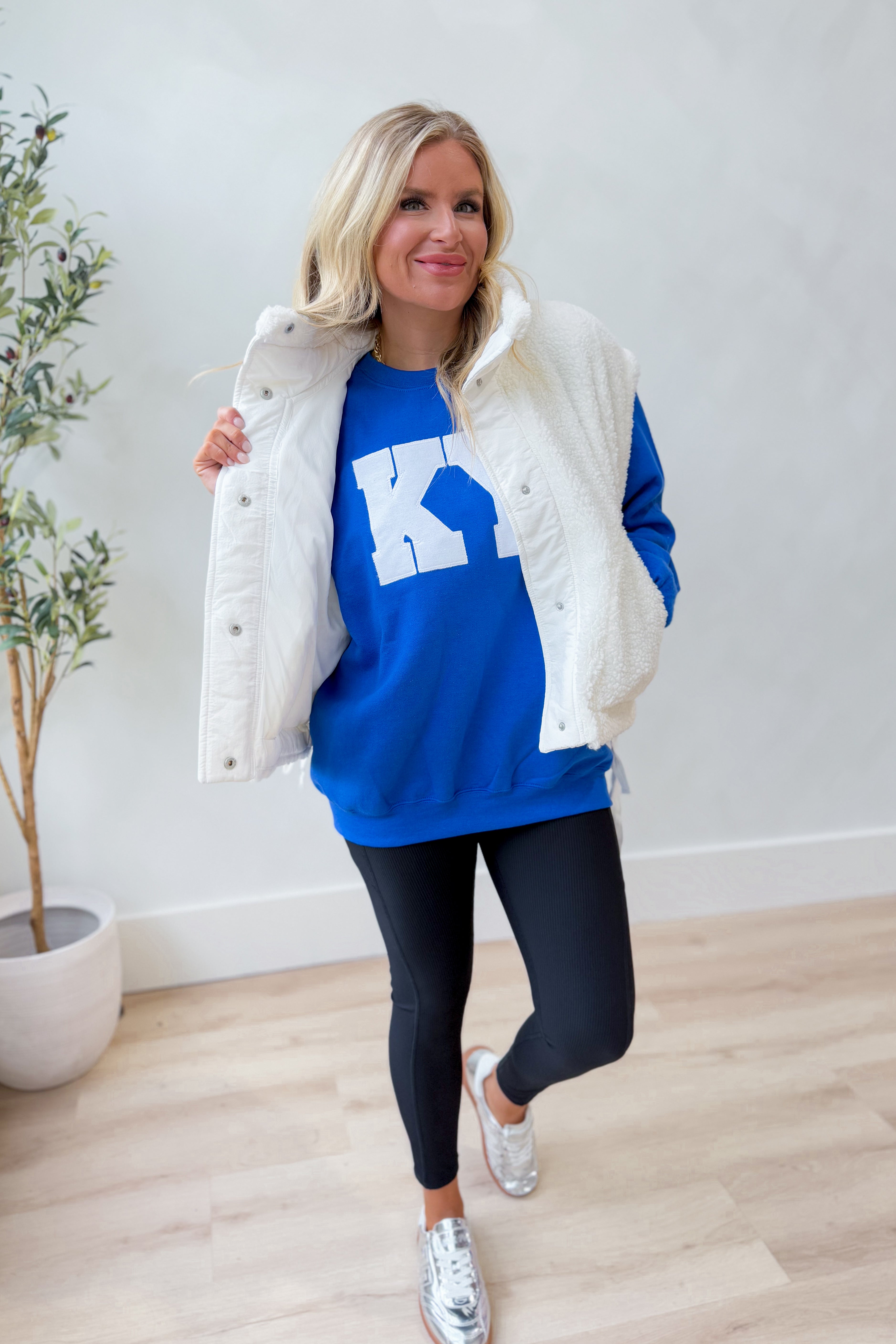 Kathy Sherpa Textured Vest - Coremarkets